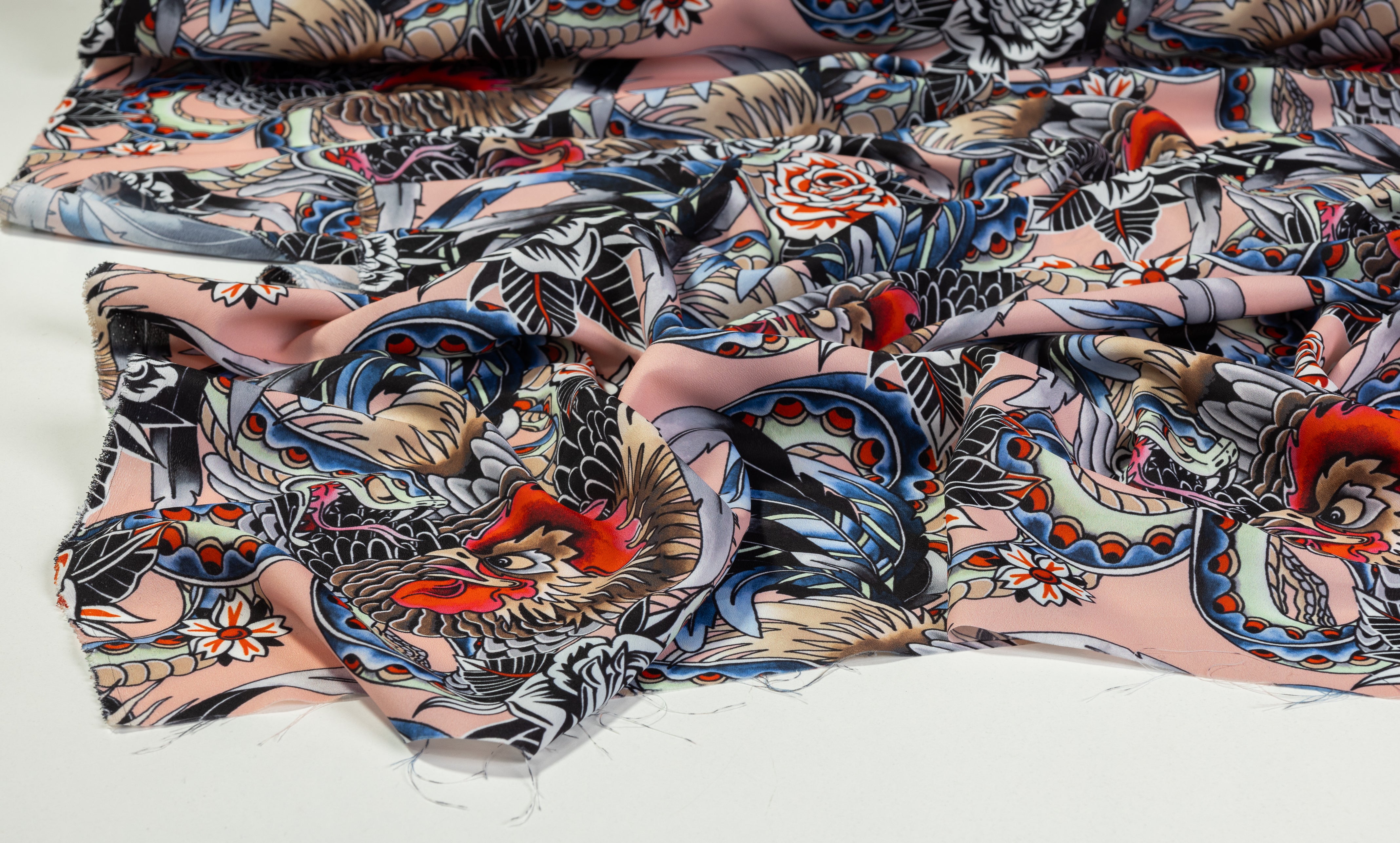 Valentino - Poly Crepe de Chine - Multicolor