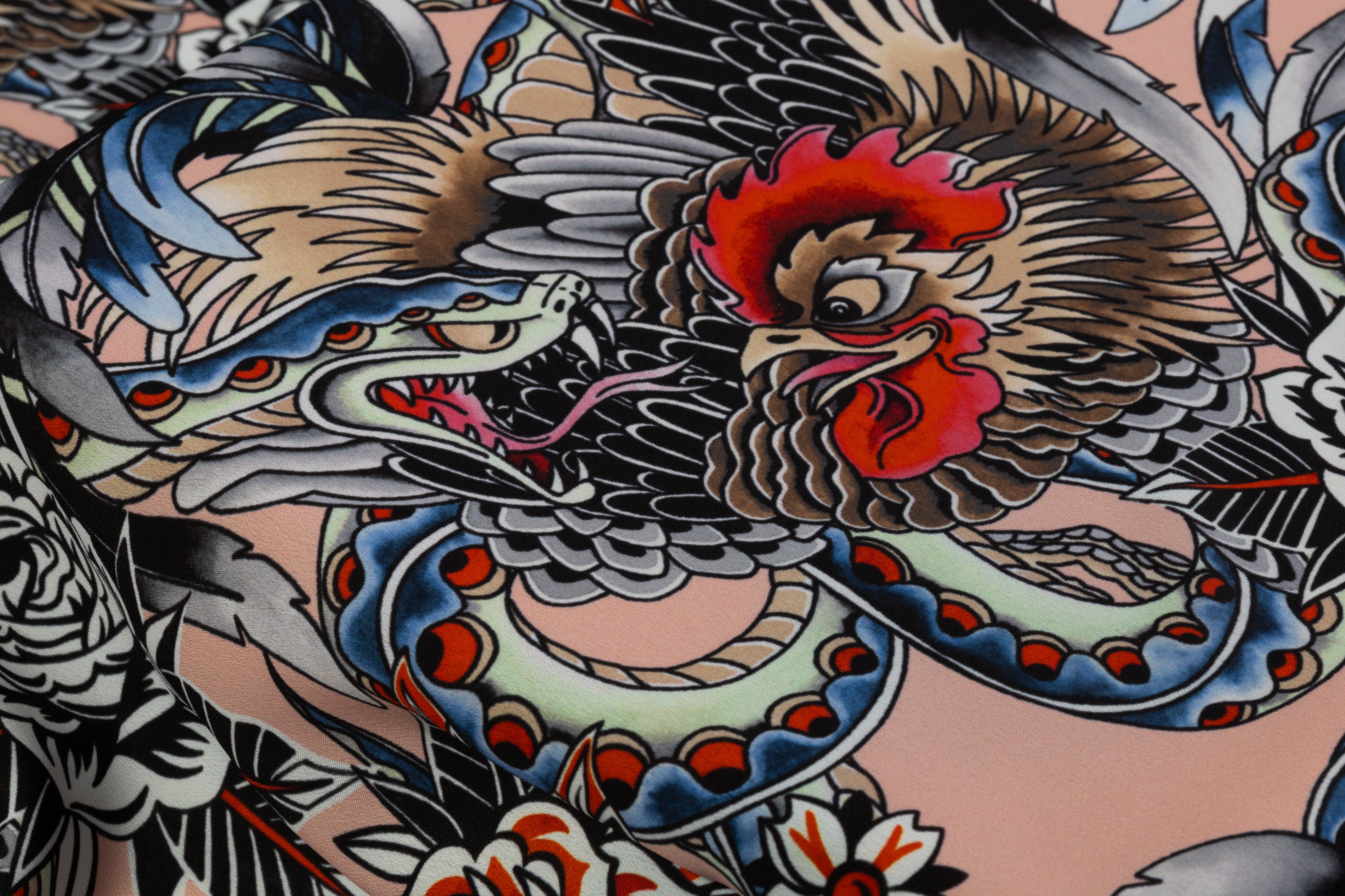 Valentino - Poly Crepe de Chine - Multicolor