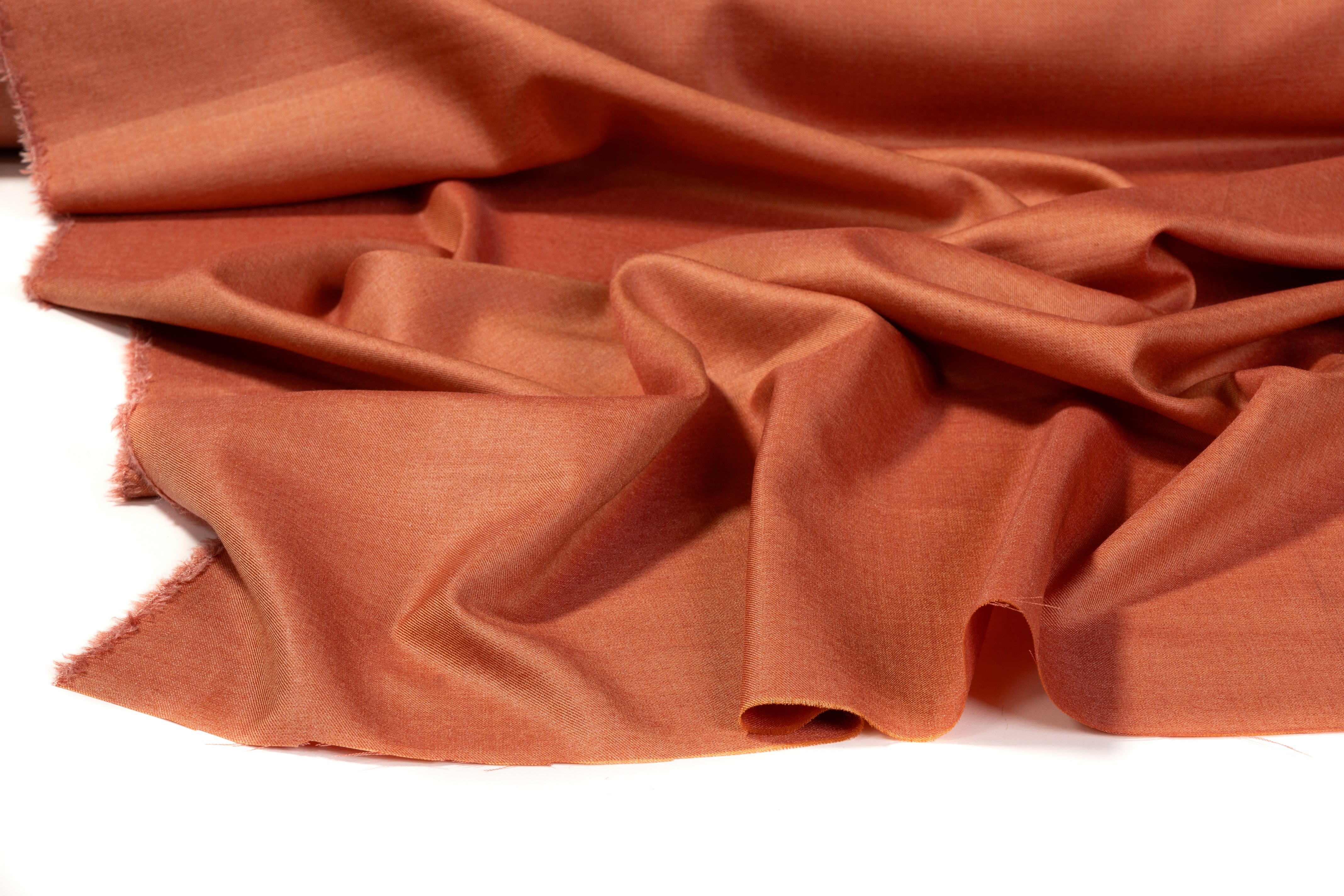 Tallia di Delfino - Italian Cashmere Silk - Sunset Orange