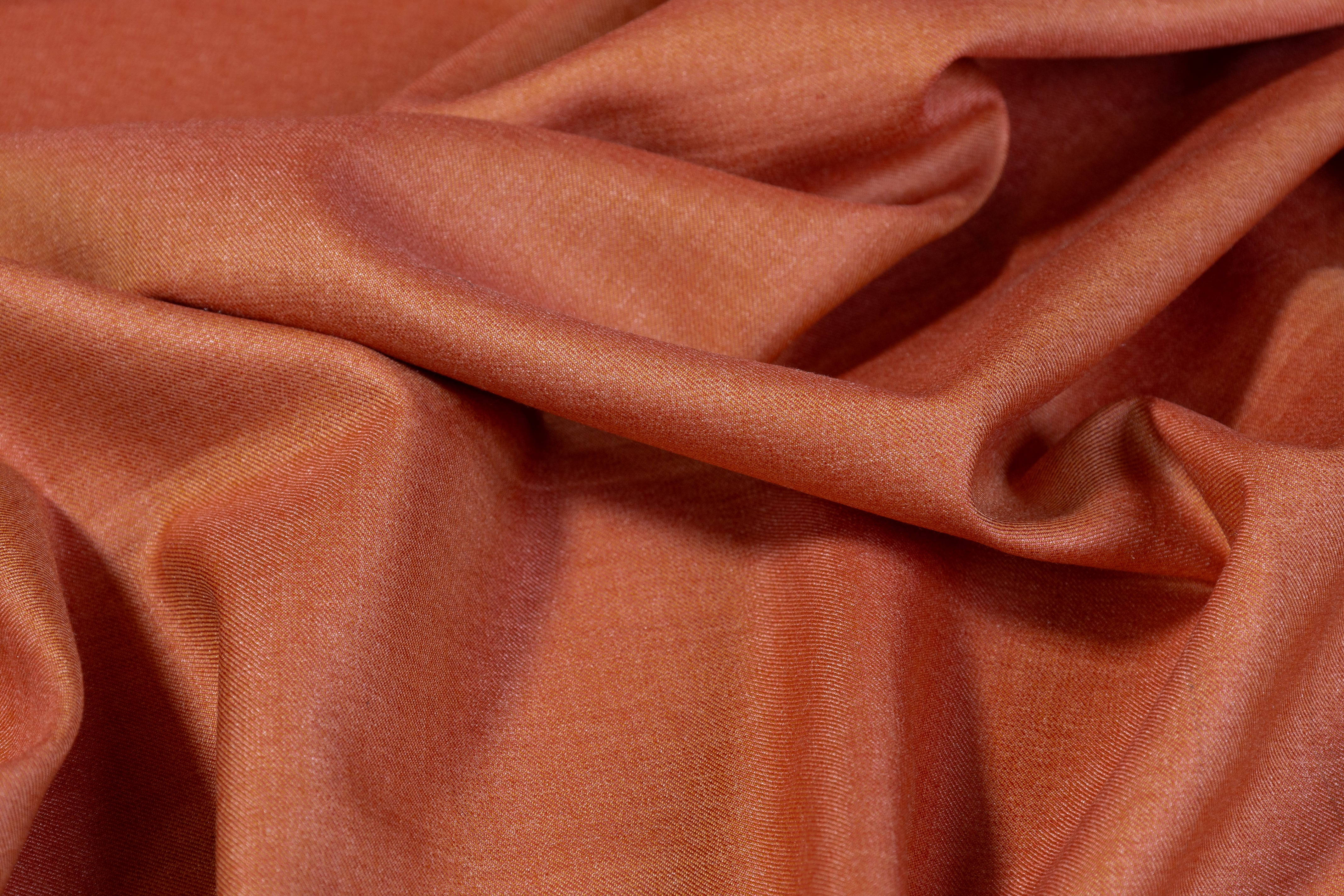 Tallia di Delfino - Italian Cashmere Silk - Sunset Orange