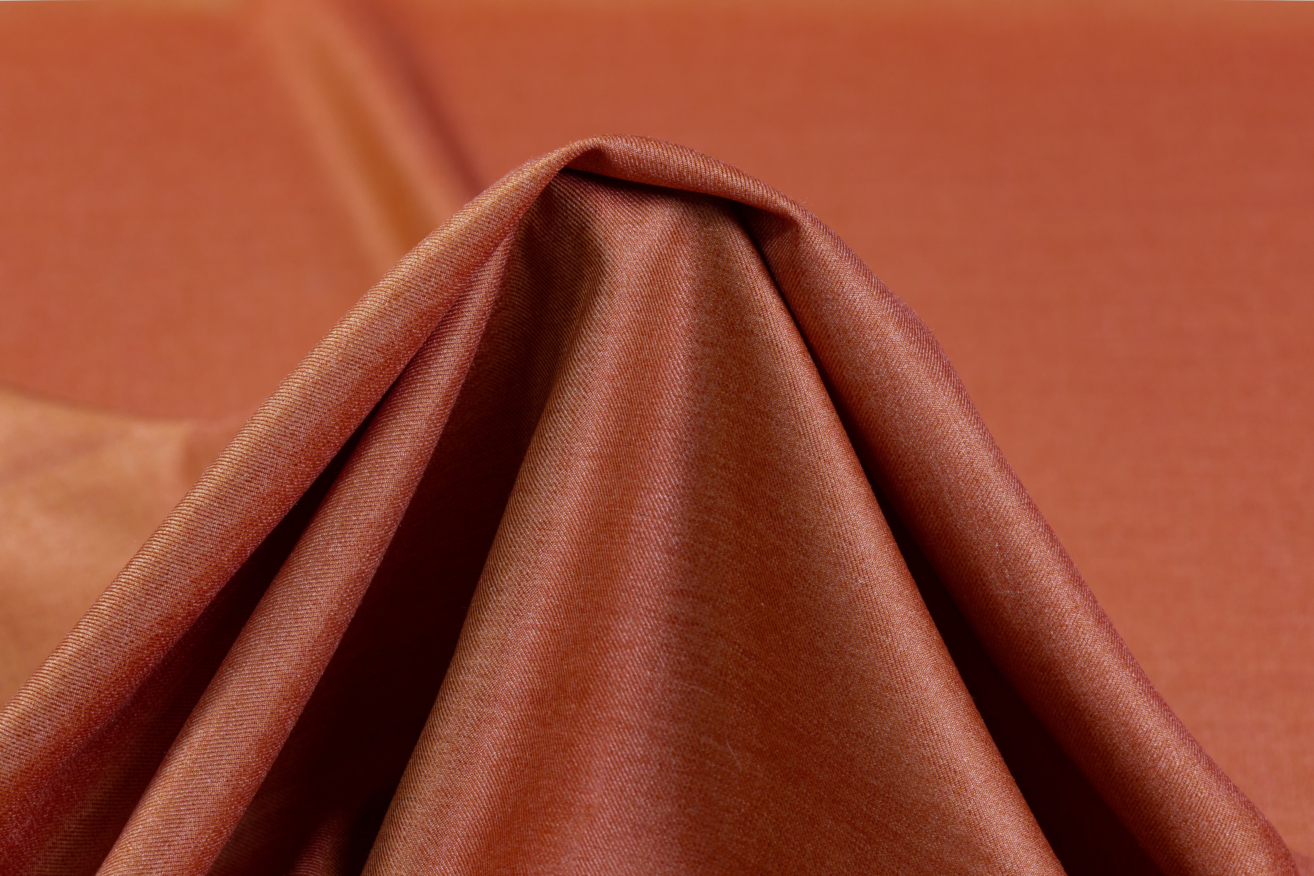 Tallia di Delfino - Italian Cashmere Silk - Sunset Orange