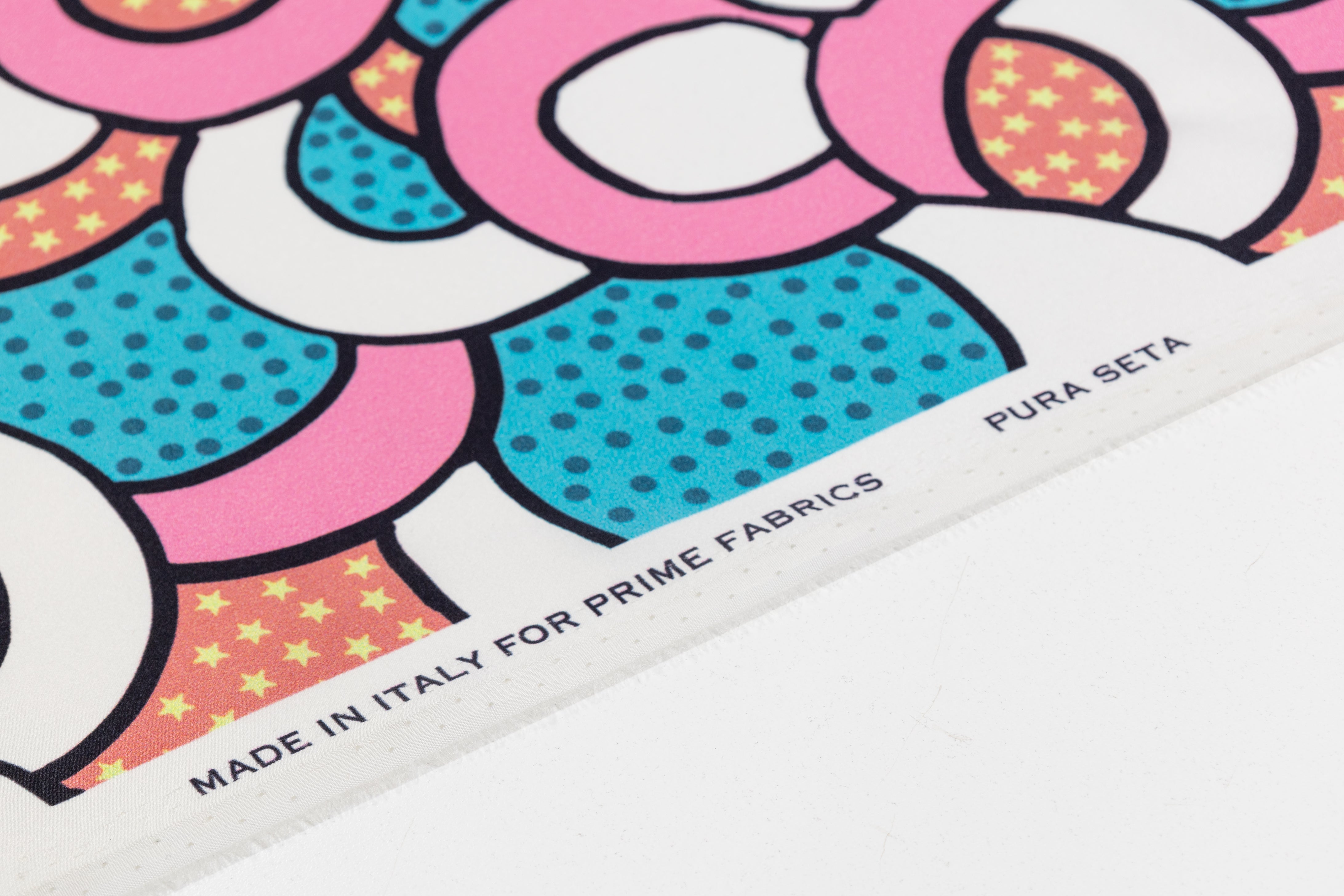 Printed Italian Silk Charmeuse - Multicolor