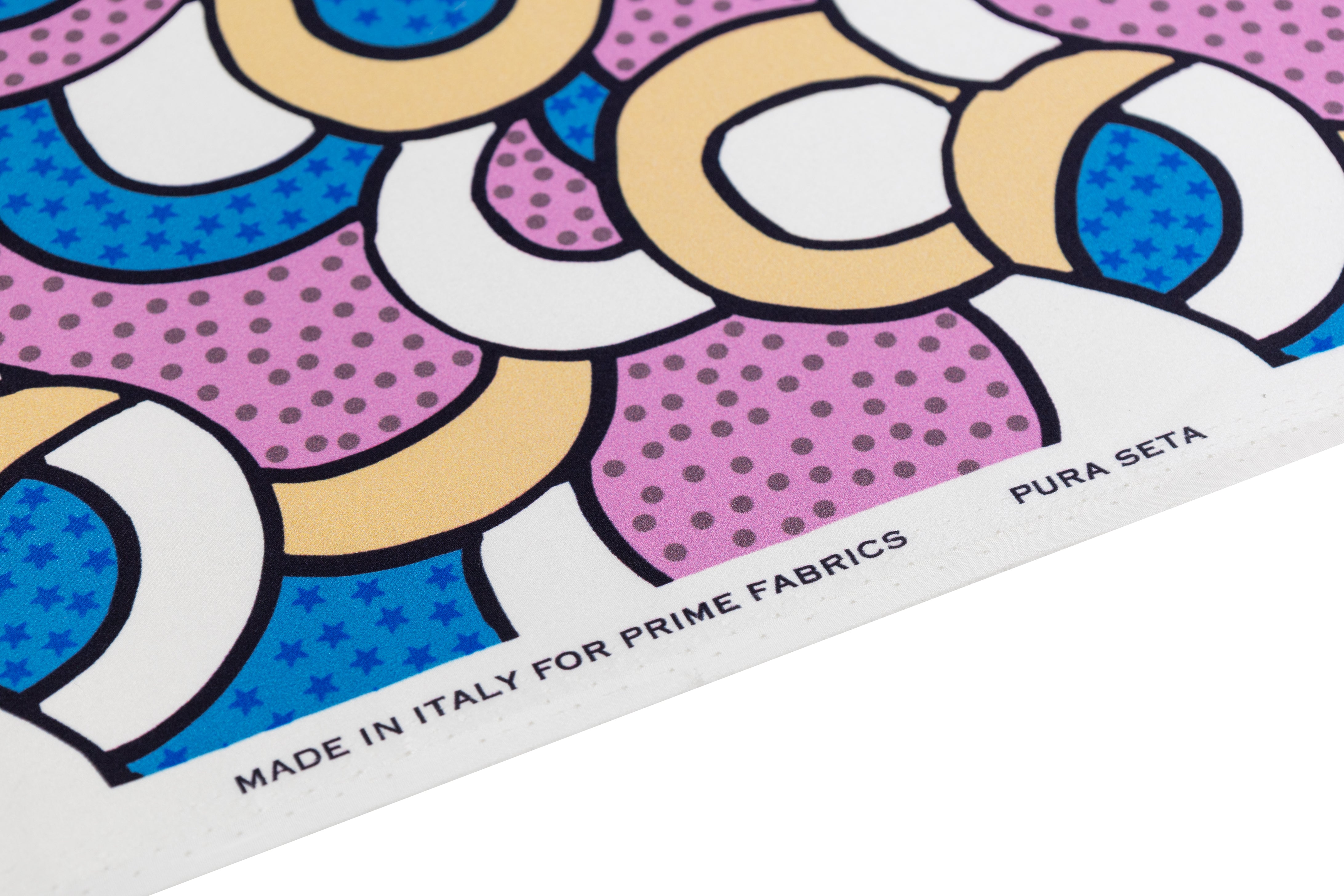 Printed Italian Silk Charmeuse - Multicolor