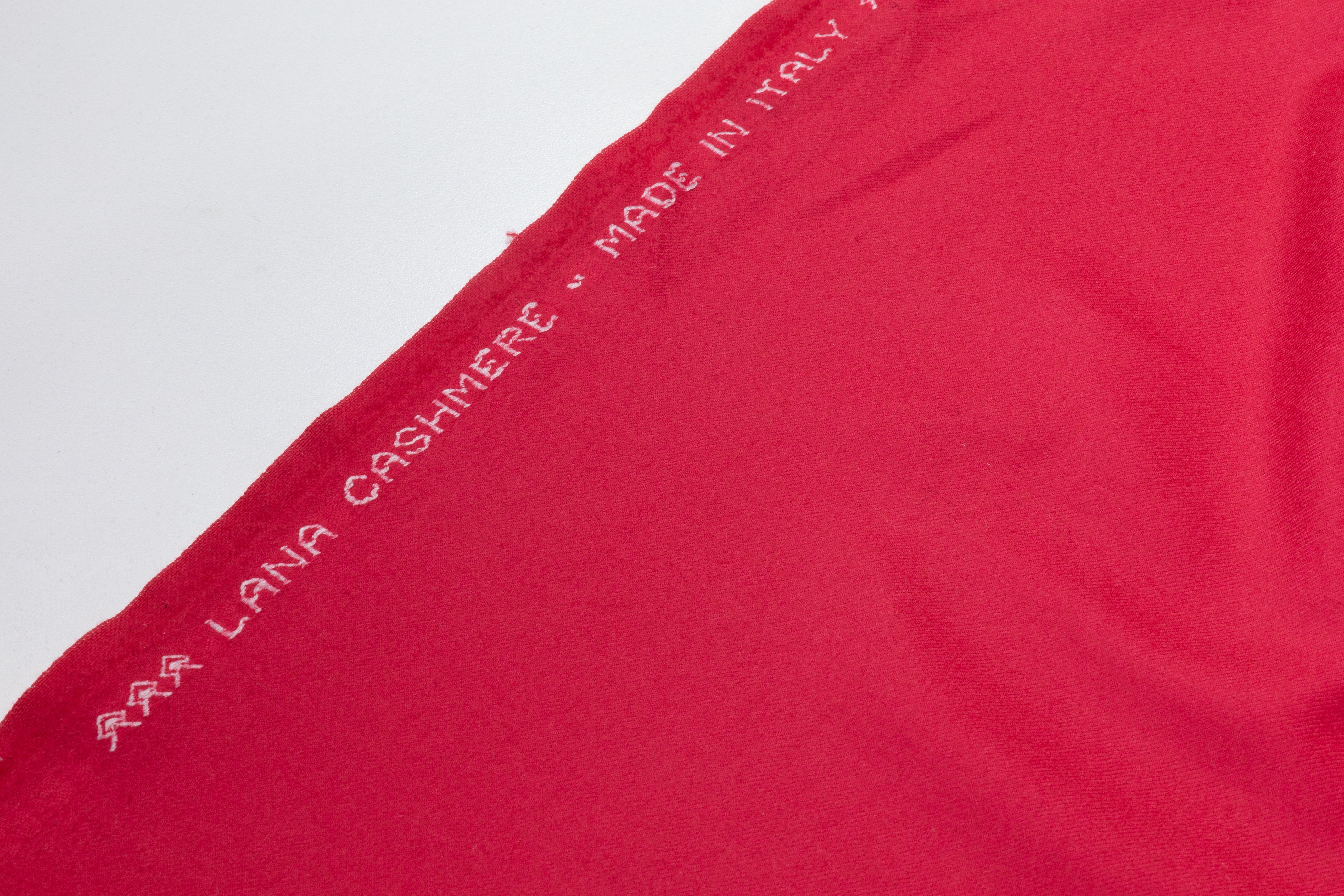 Italian Wool Cashmere Flannel - Raspberry Pink