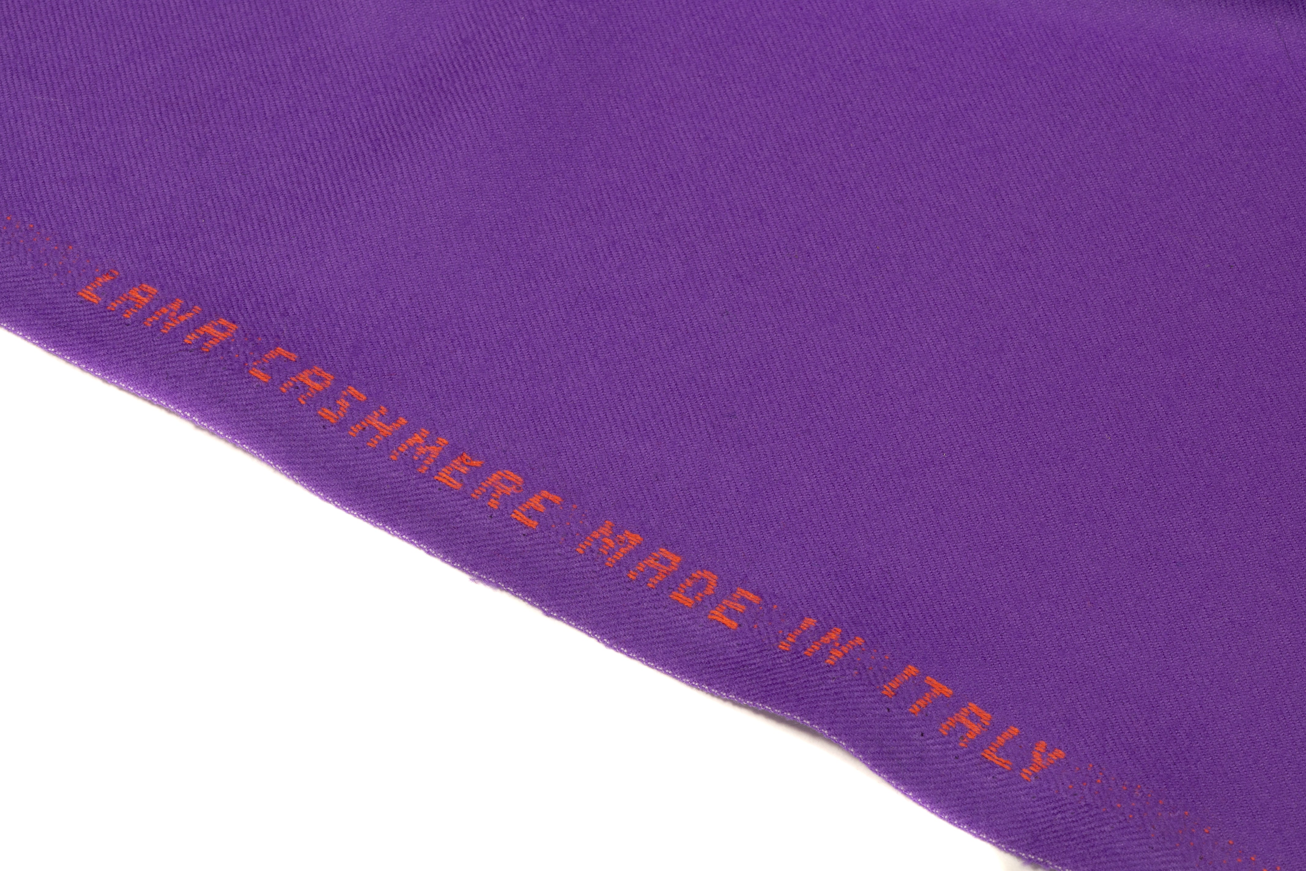 Italian Wool Cashmere Flannel - Purple