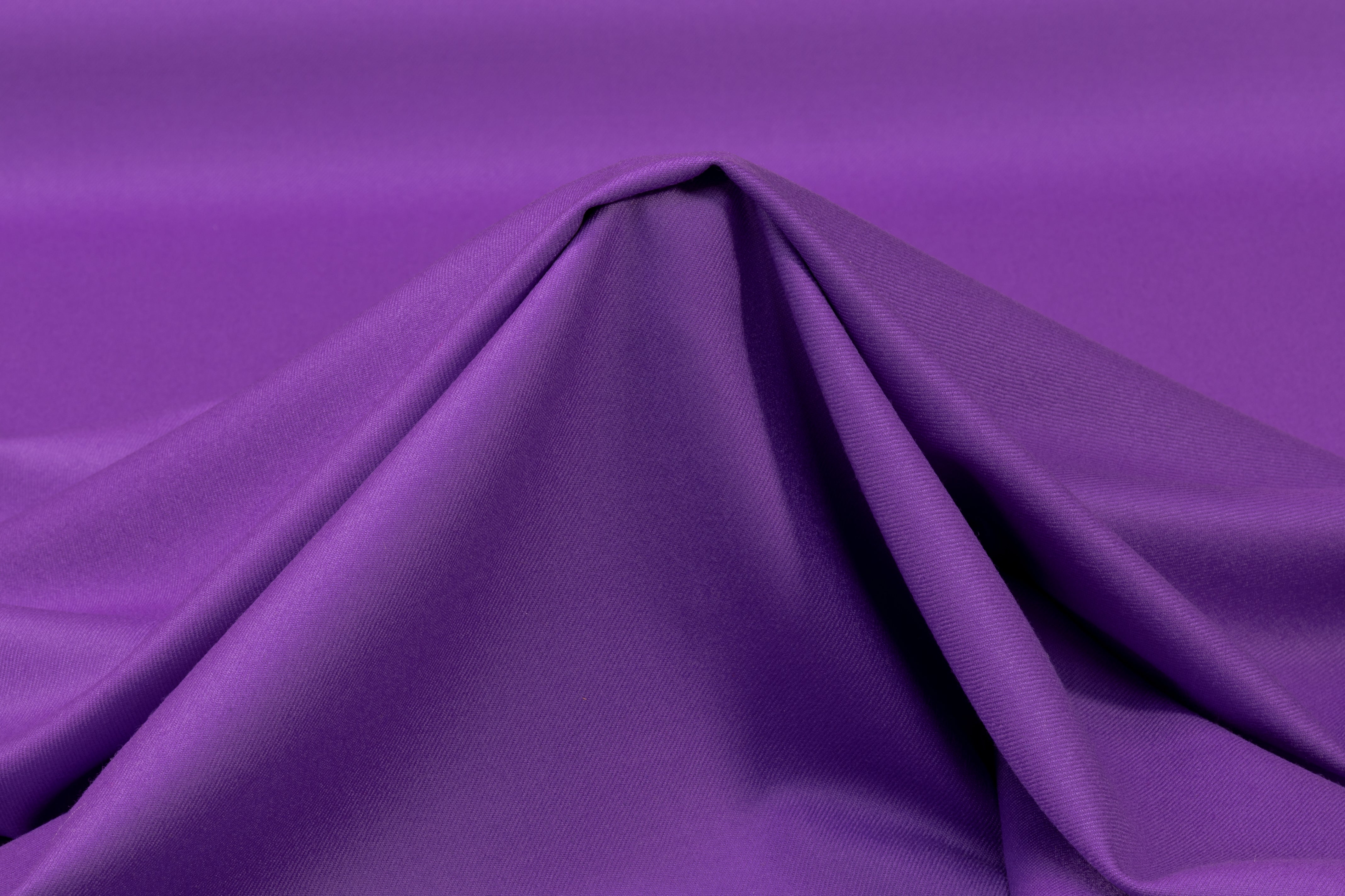 Italian Wool Cashmere Flannel - Purple