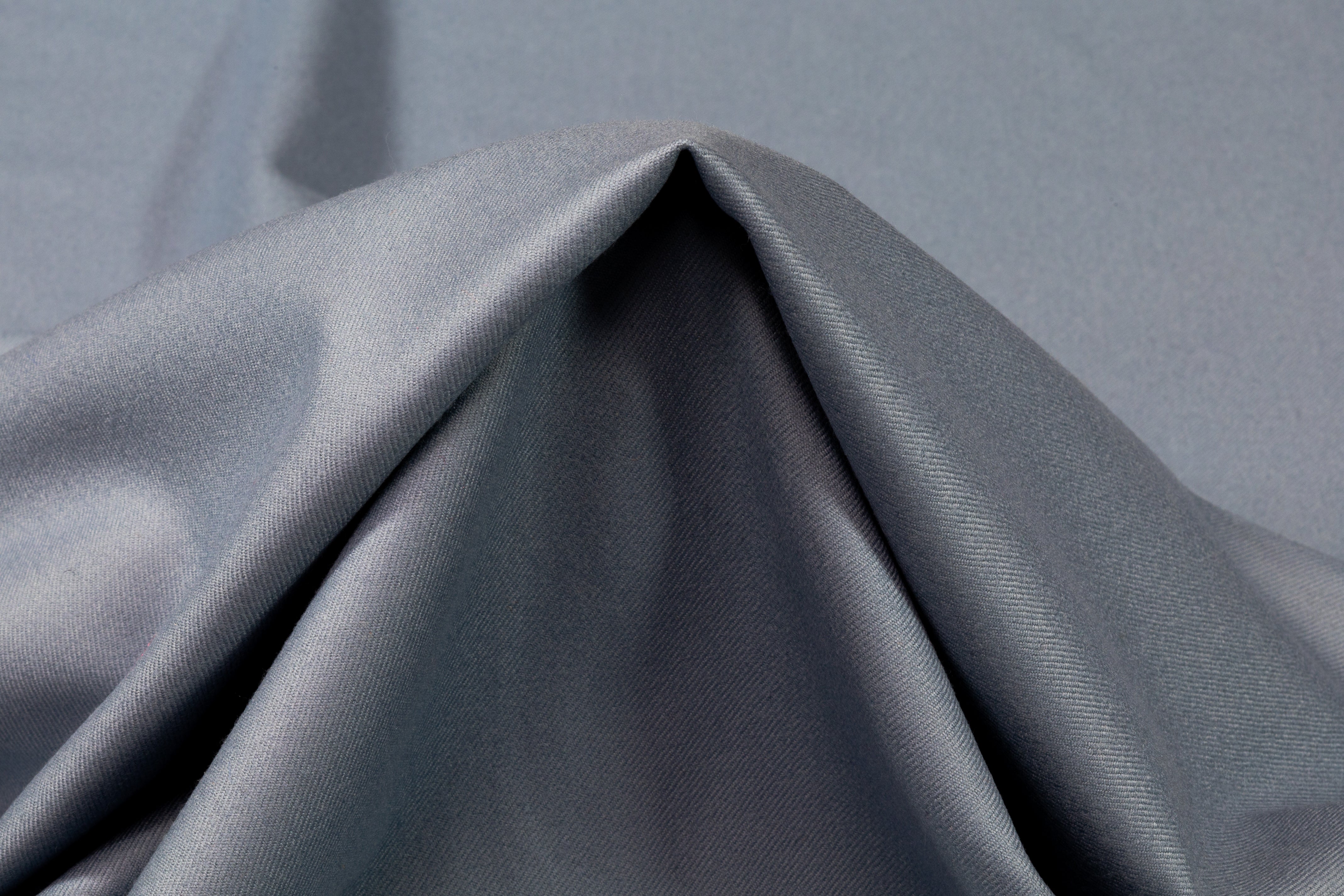 Italian Wool Cashmere Flannel - Cool Gray