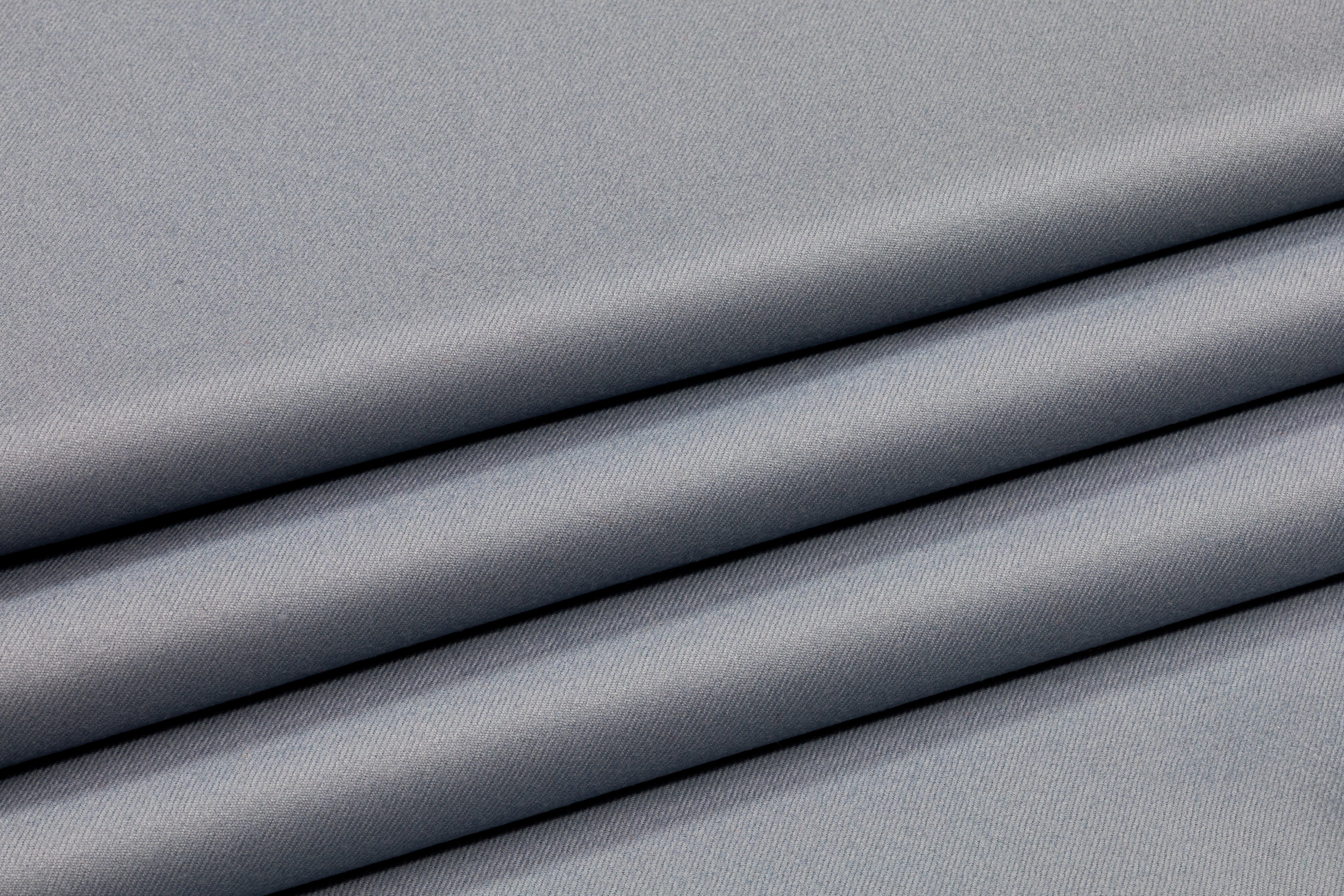 Italian Wool Cashmere Flannel - Cool Gray