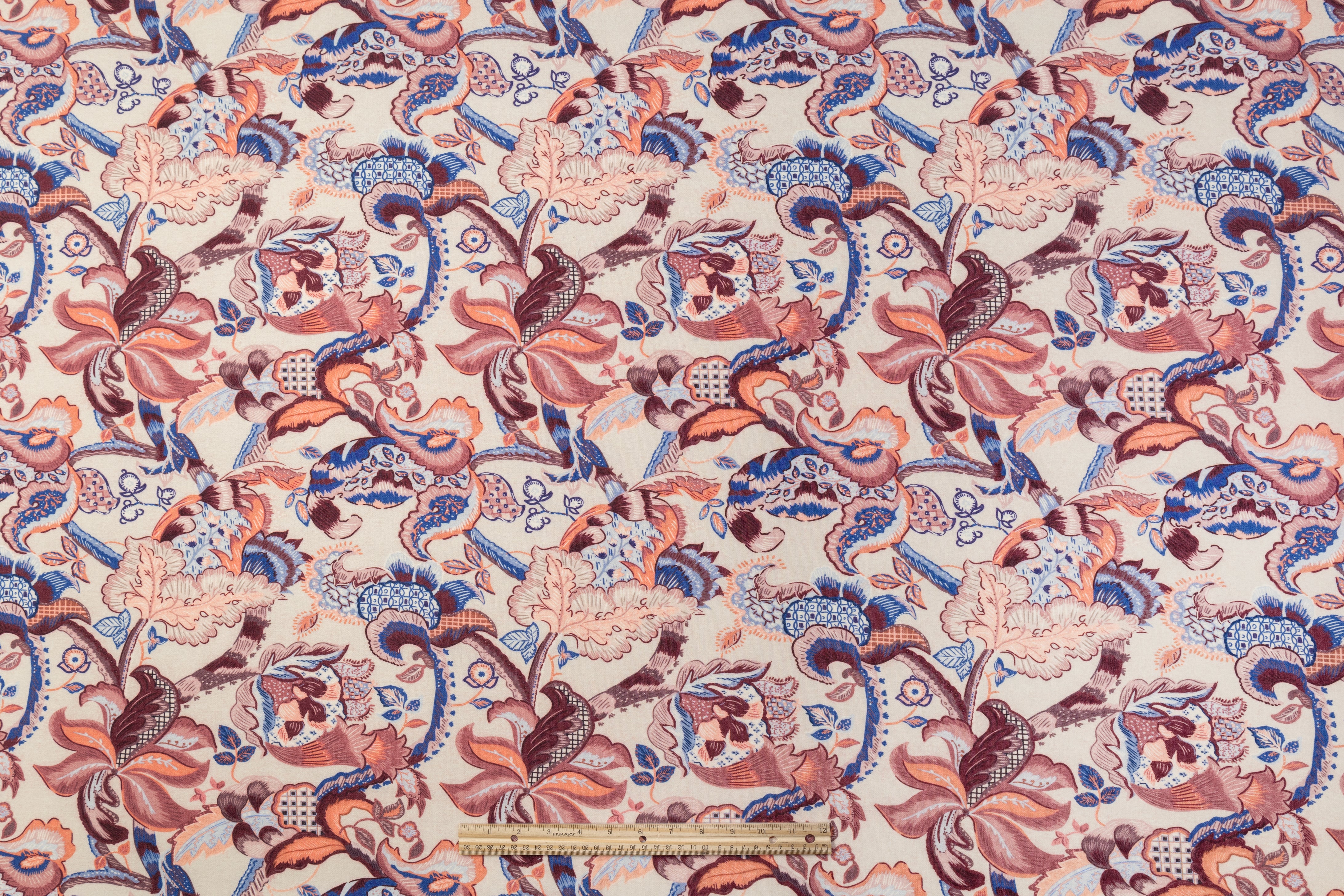 Printed Italian Wool Tricotine - Multicolor