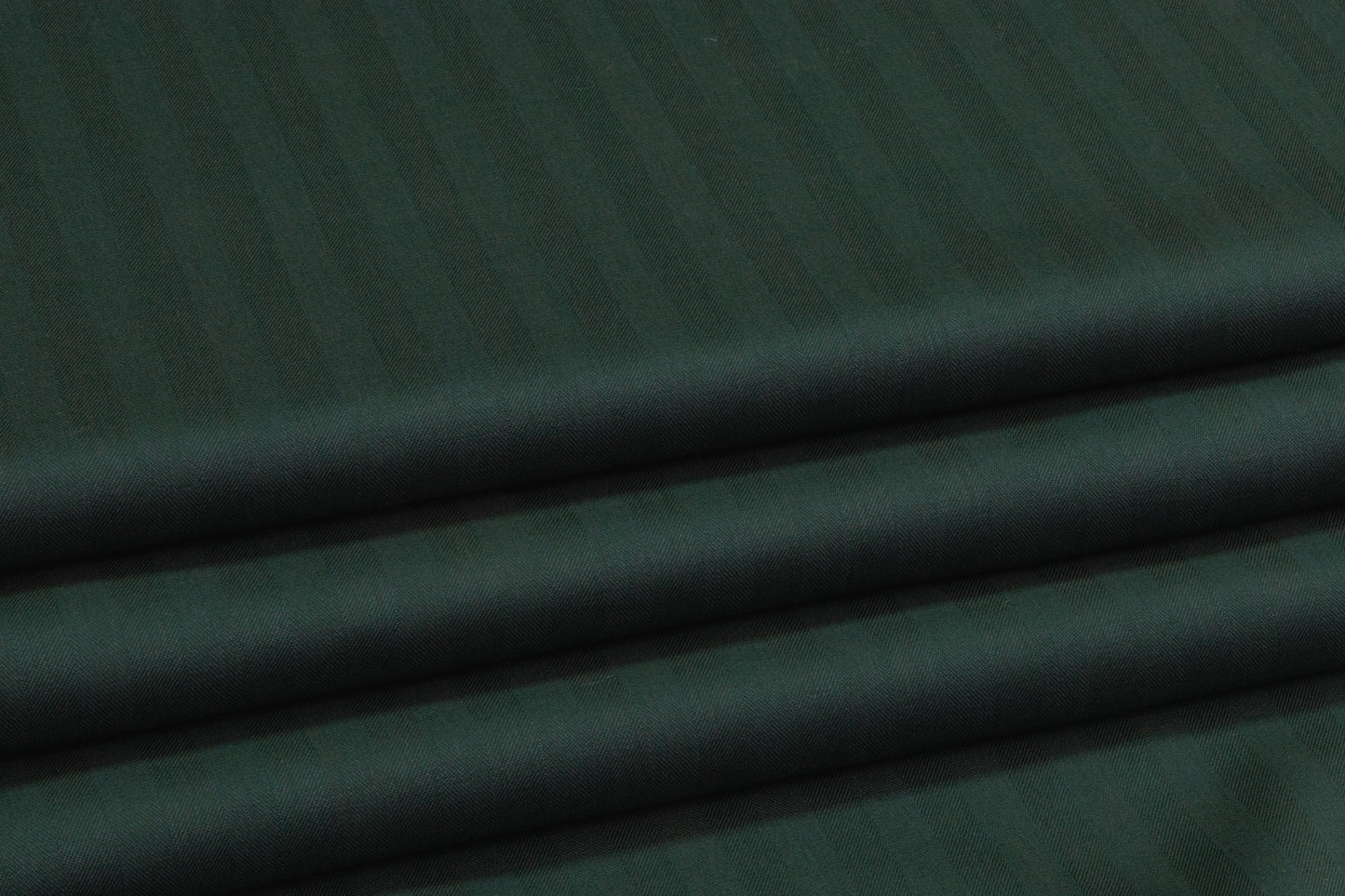 Iridescent Herringbone Wool Suiting - Green