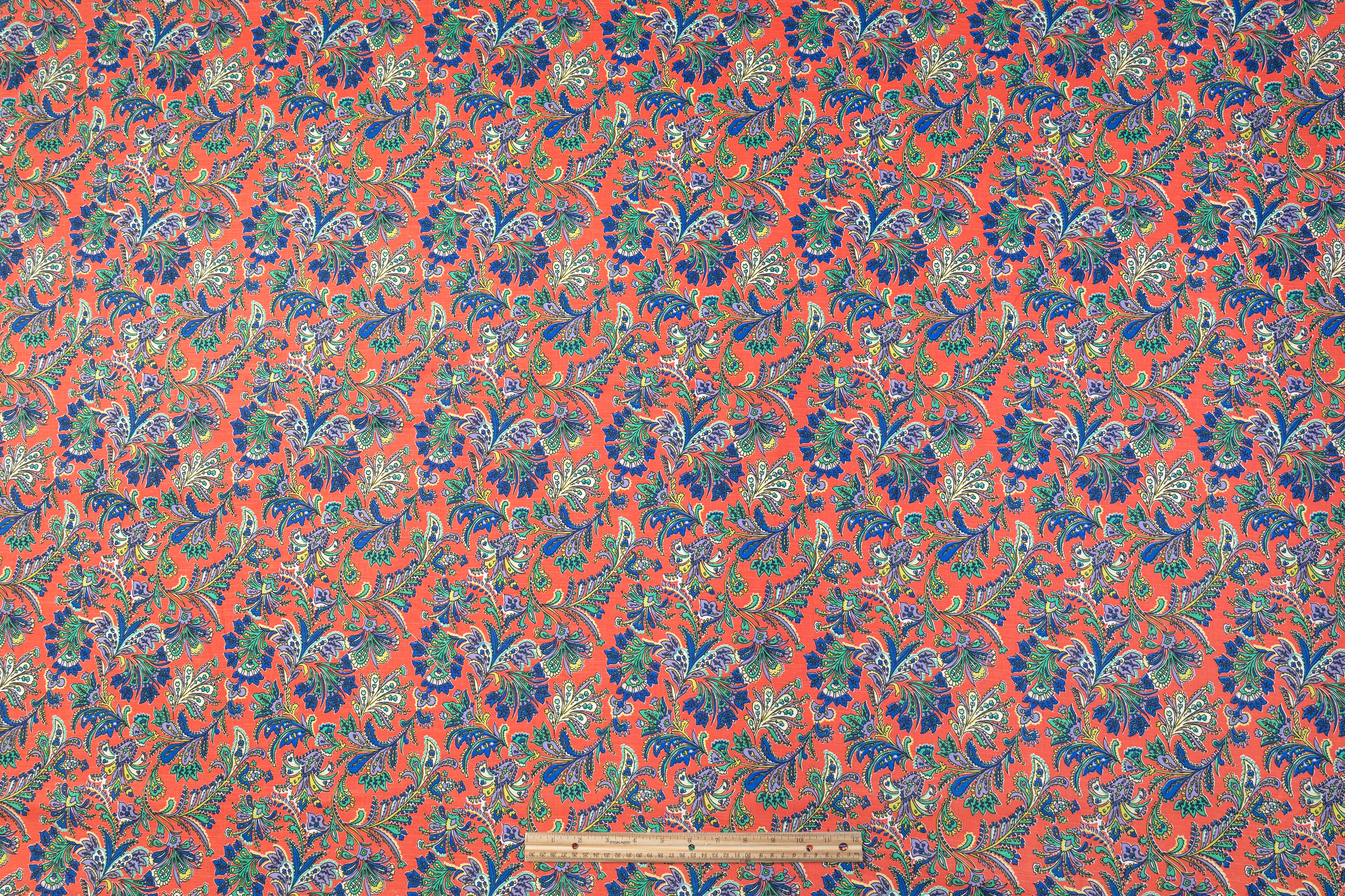 Floral Italian Linen - Multicolor