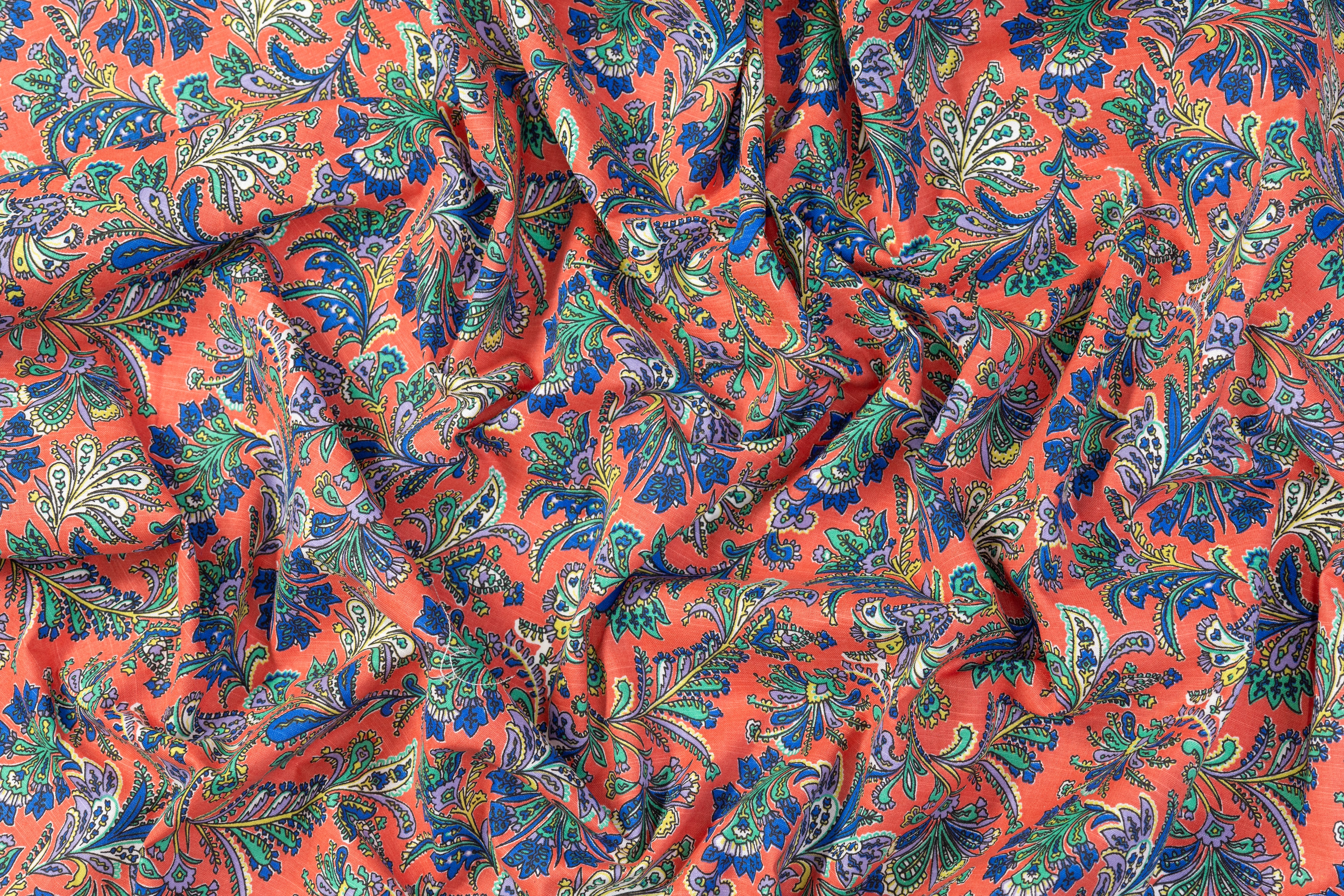 Floral Italian Linen - Multicolor