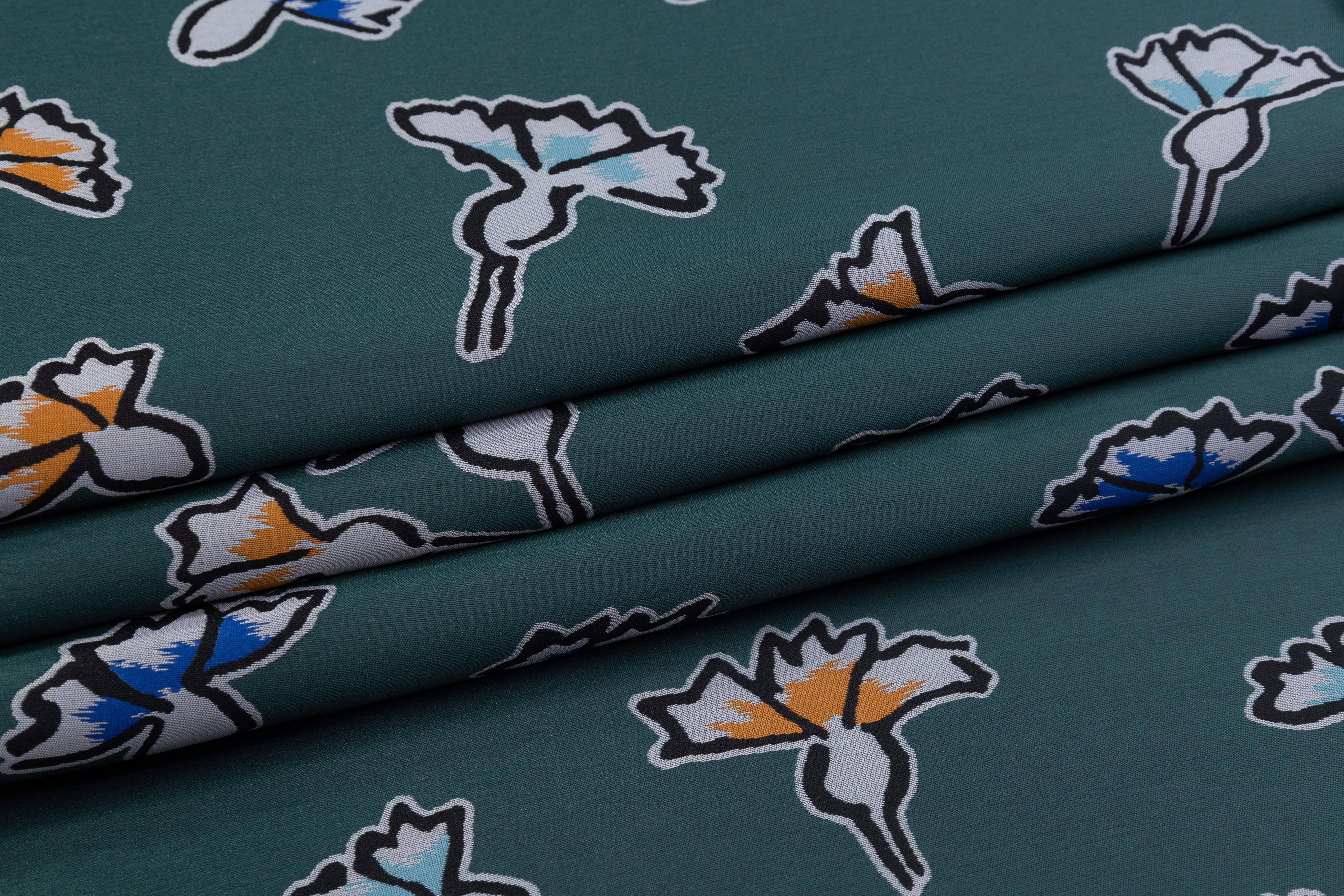 Abstract Italian Brocade - Green