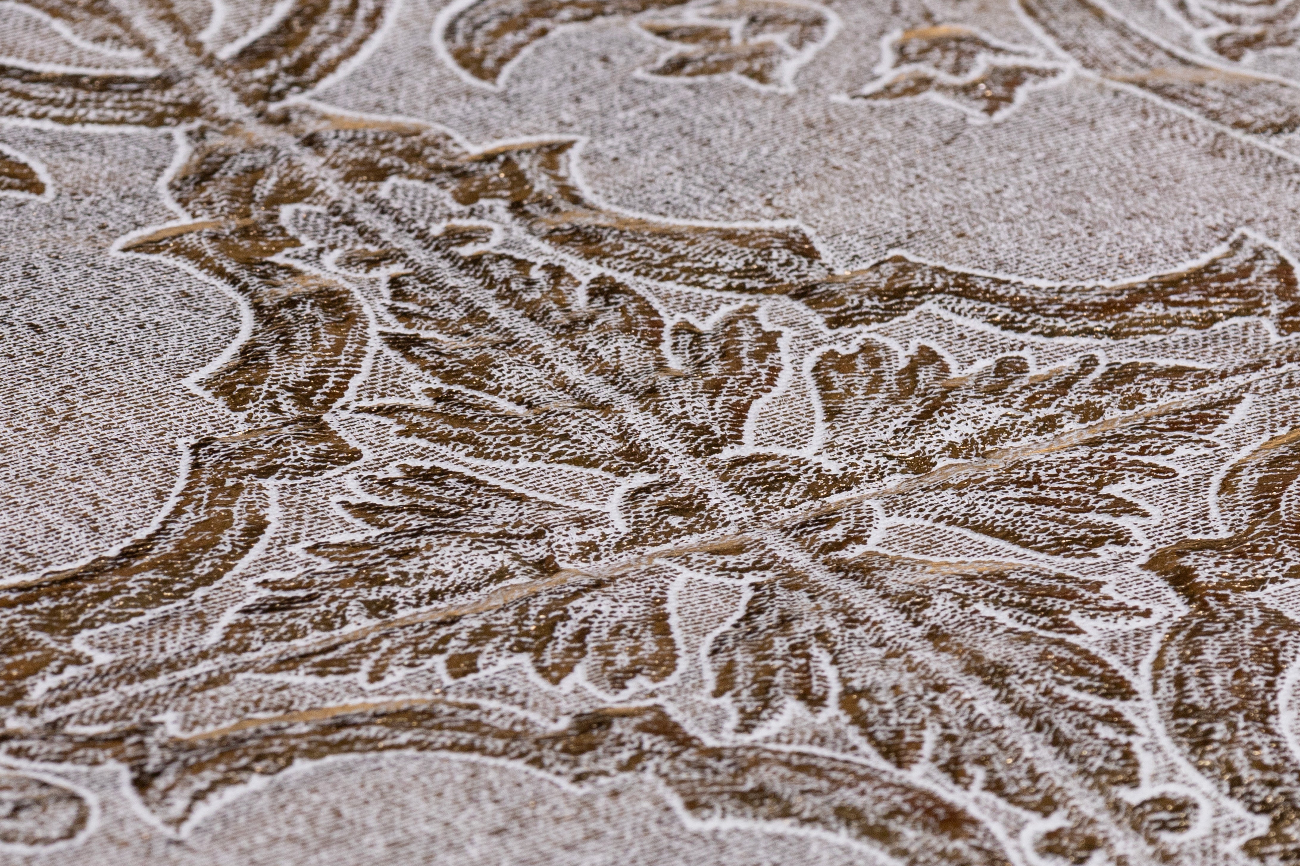 Laminated Italian Brocade - Gold