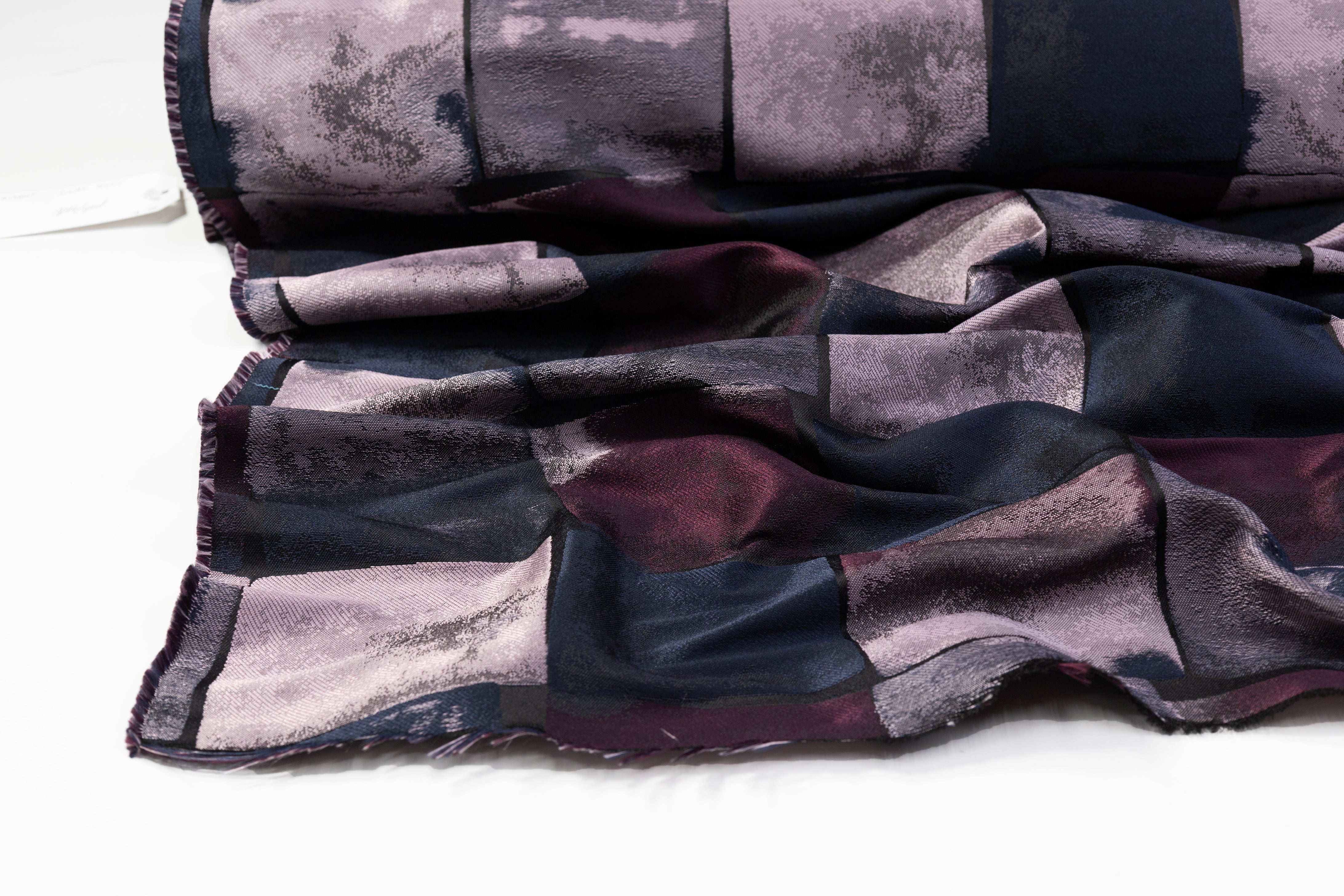 Italian Patch Design Brocade - Blue / Purple