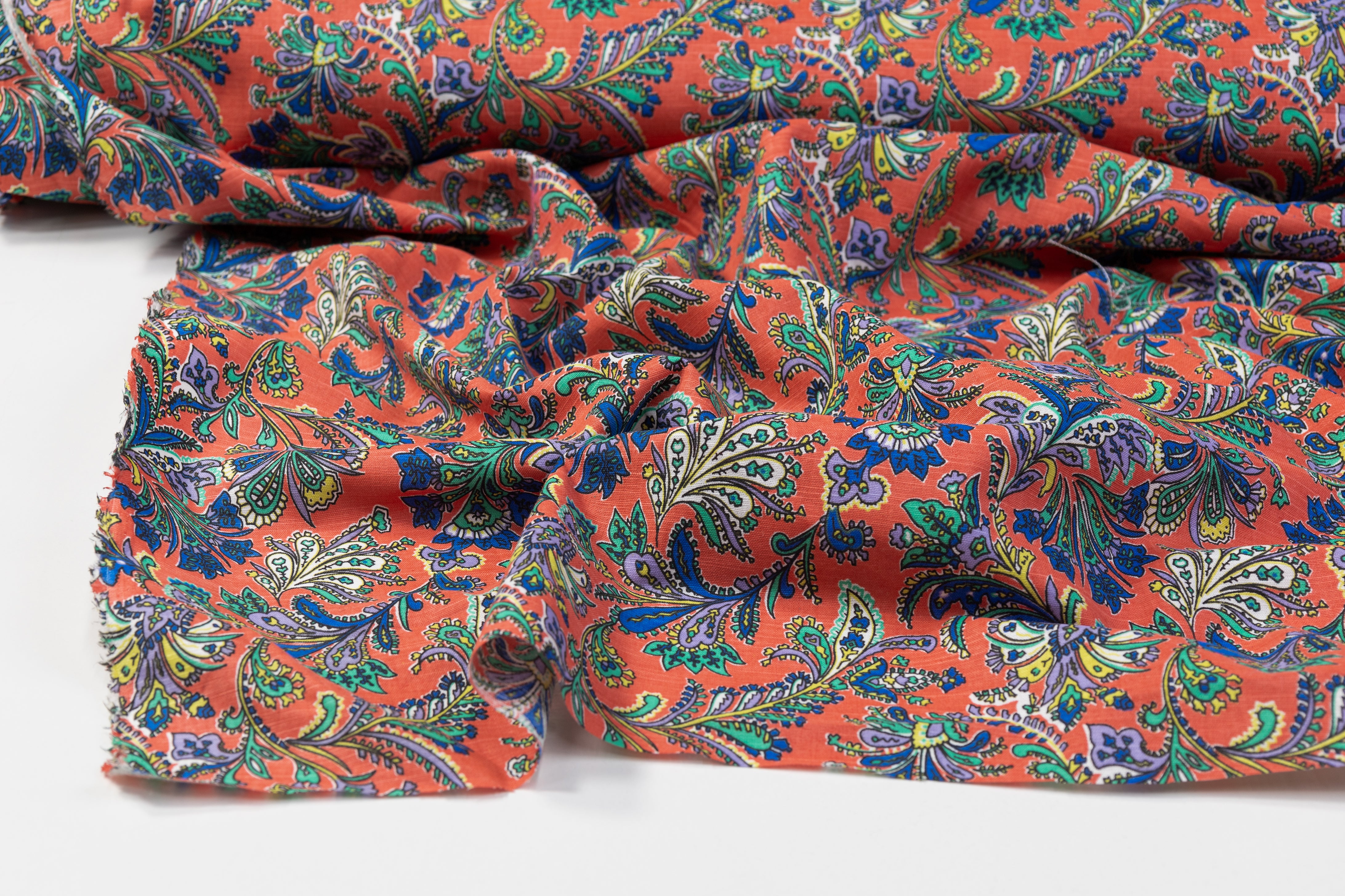 Floral Italian Linen - Multicolor