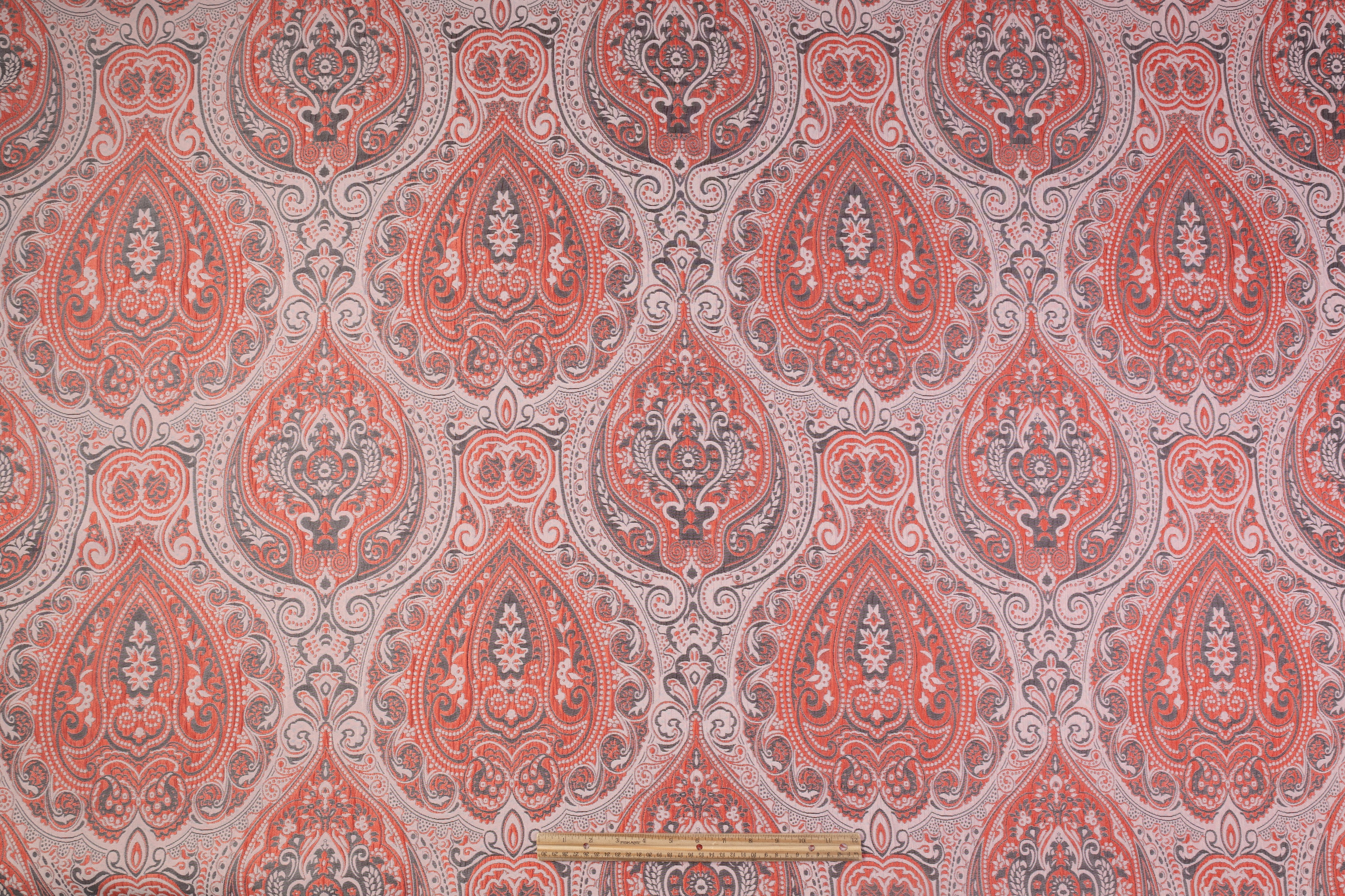 Damask Italian Brocade - Coral