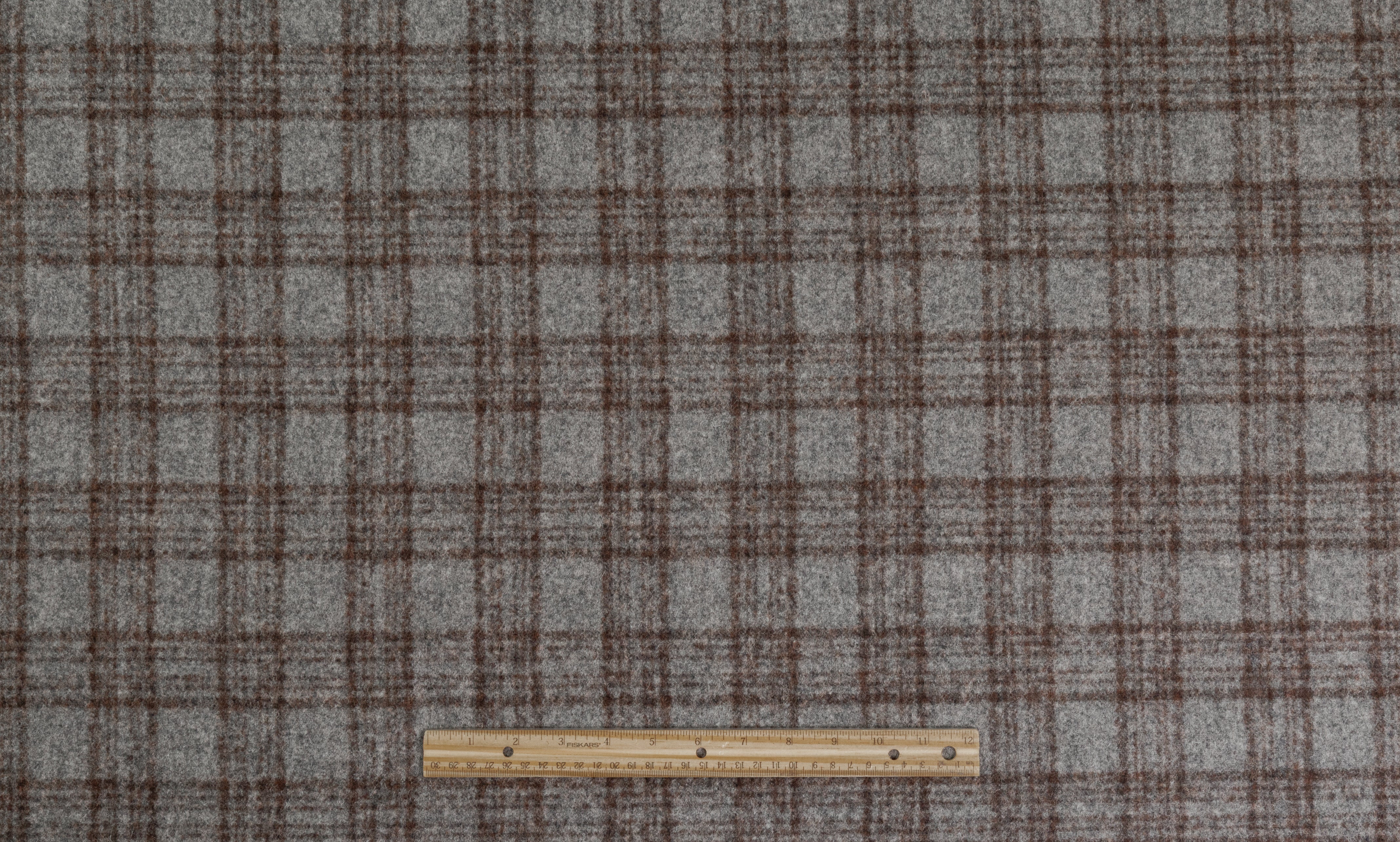 Ferla - Italian Alpaca Wool Blend - Gray / Brown