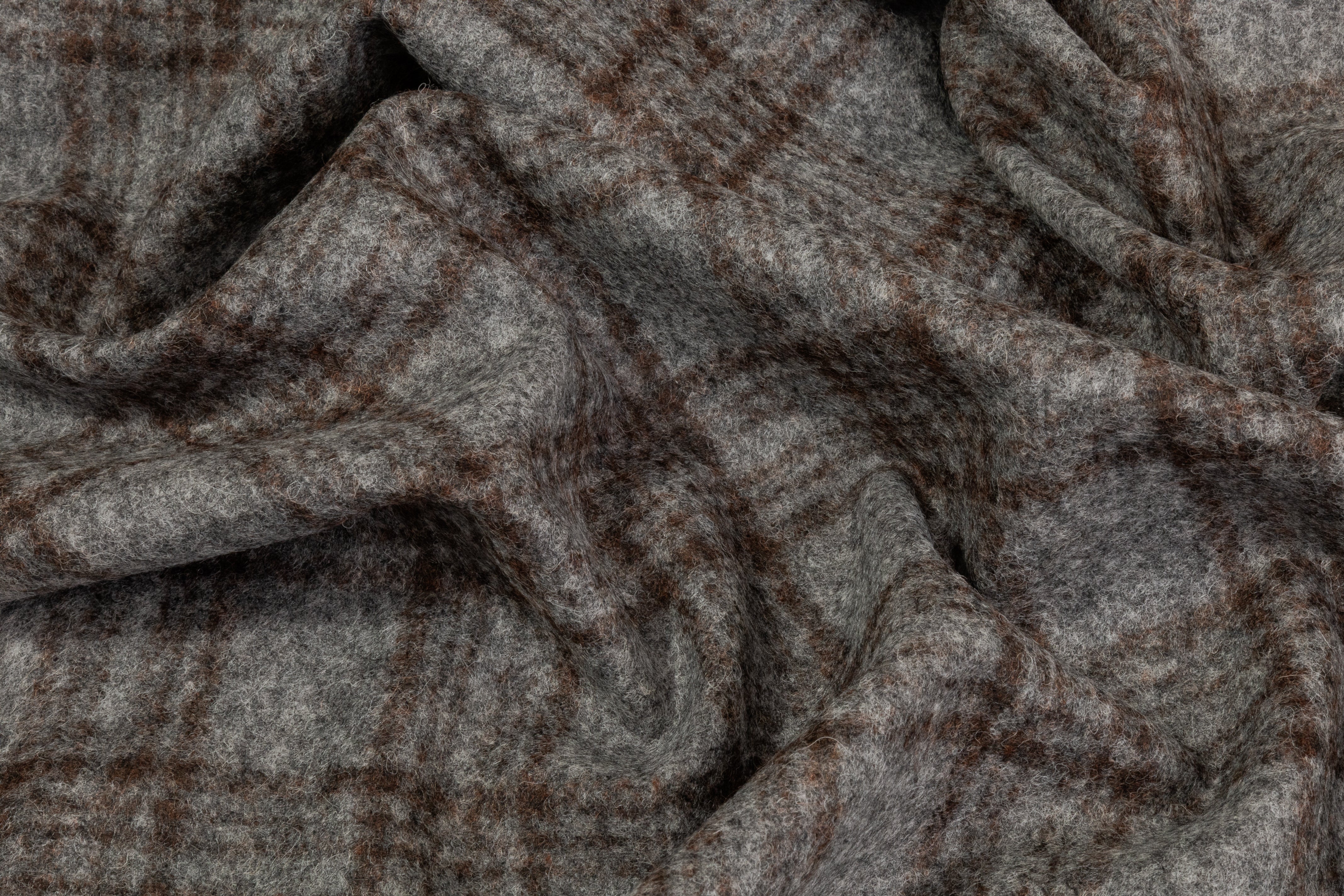 Ferla - Italian Alpaca Wool Blend - Gray / Brown