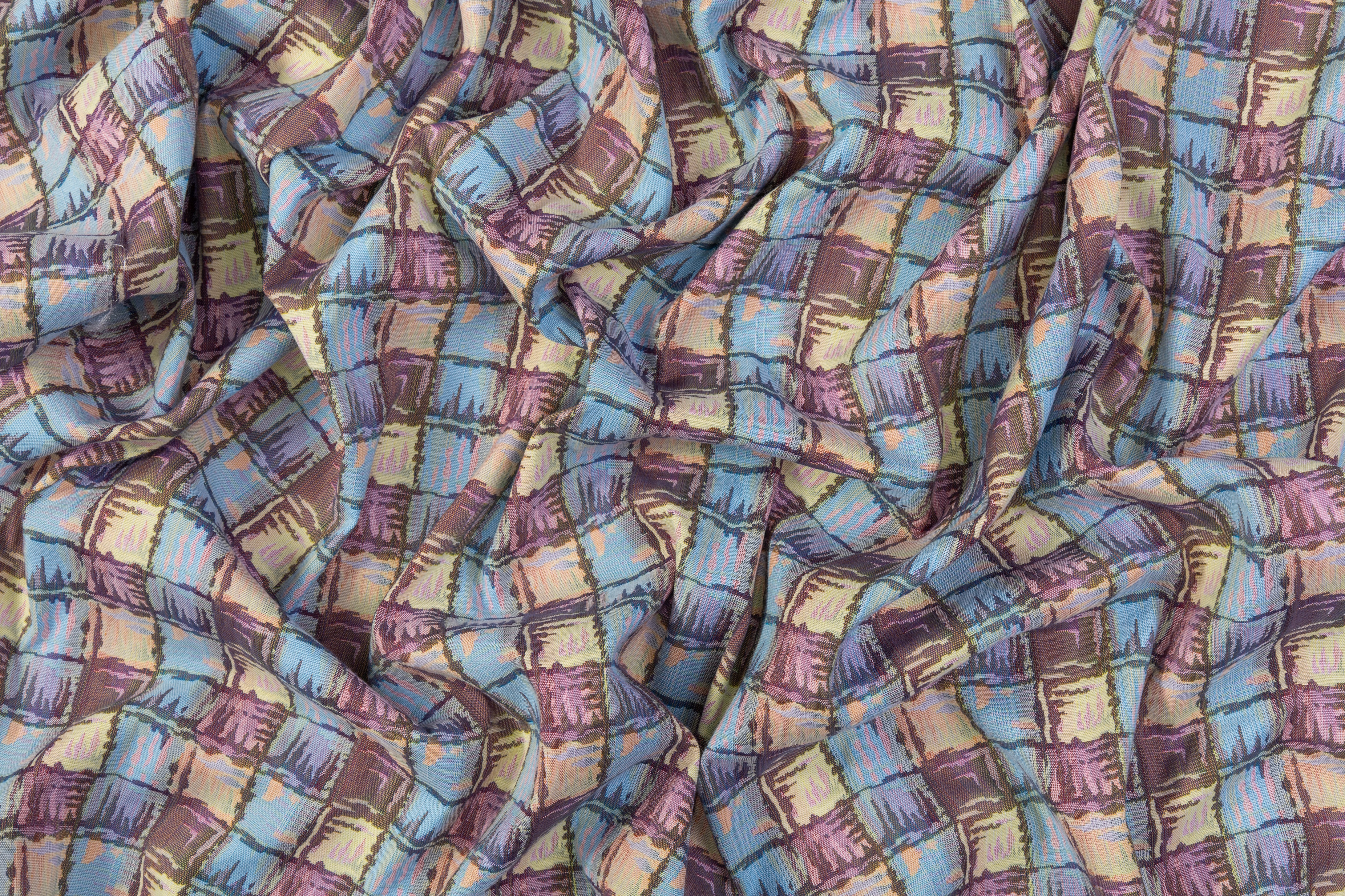 Italian Stretch Brocade - Multicolor