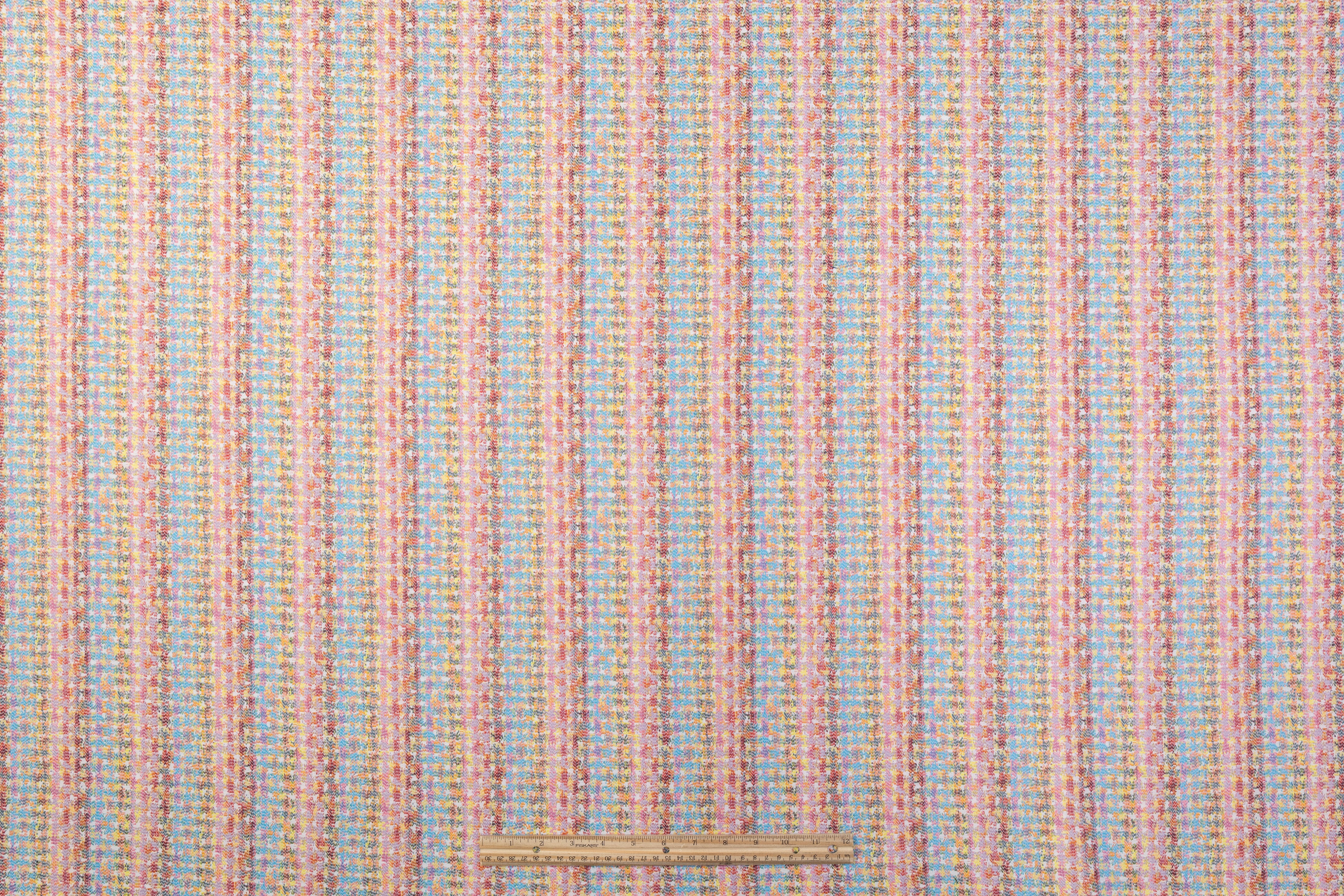 Italian Stretch Brocade - Multicolor