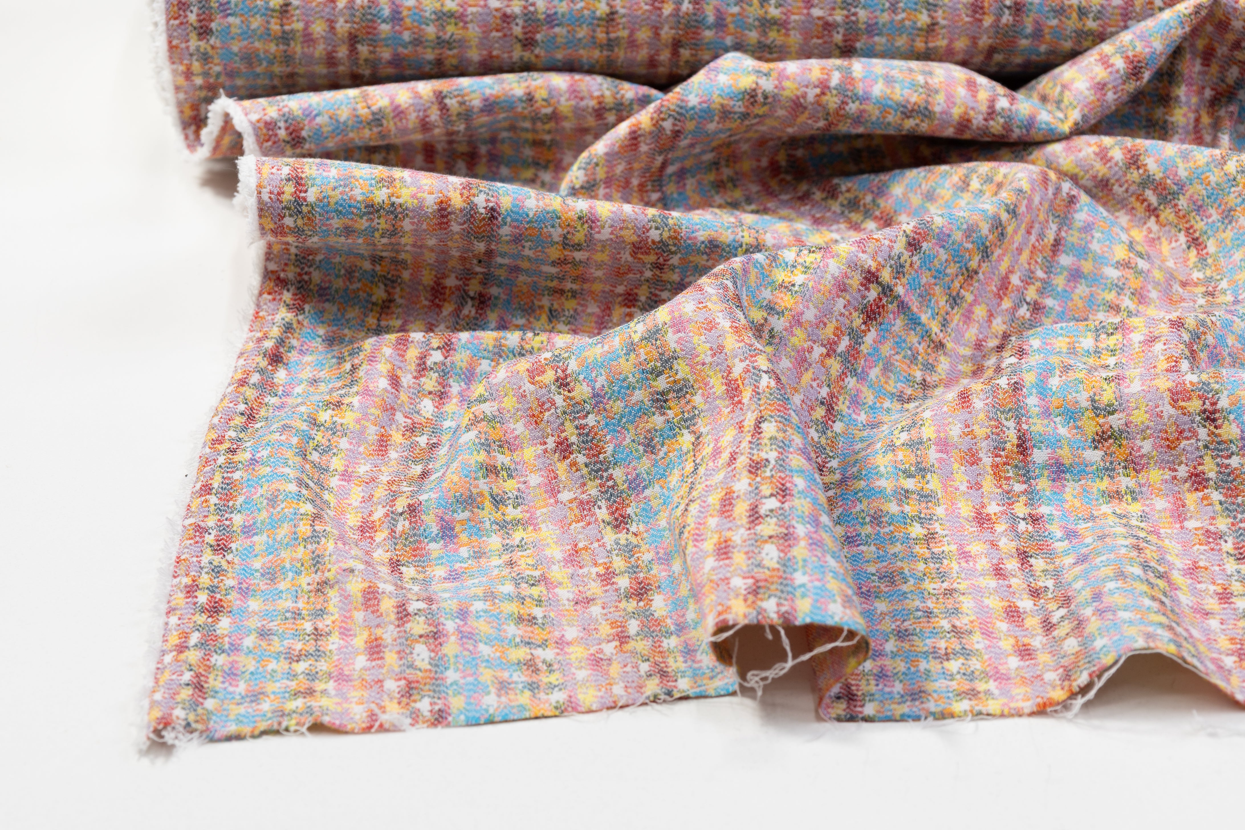 Italian Stretch Brocade - Multicolor