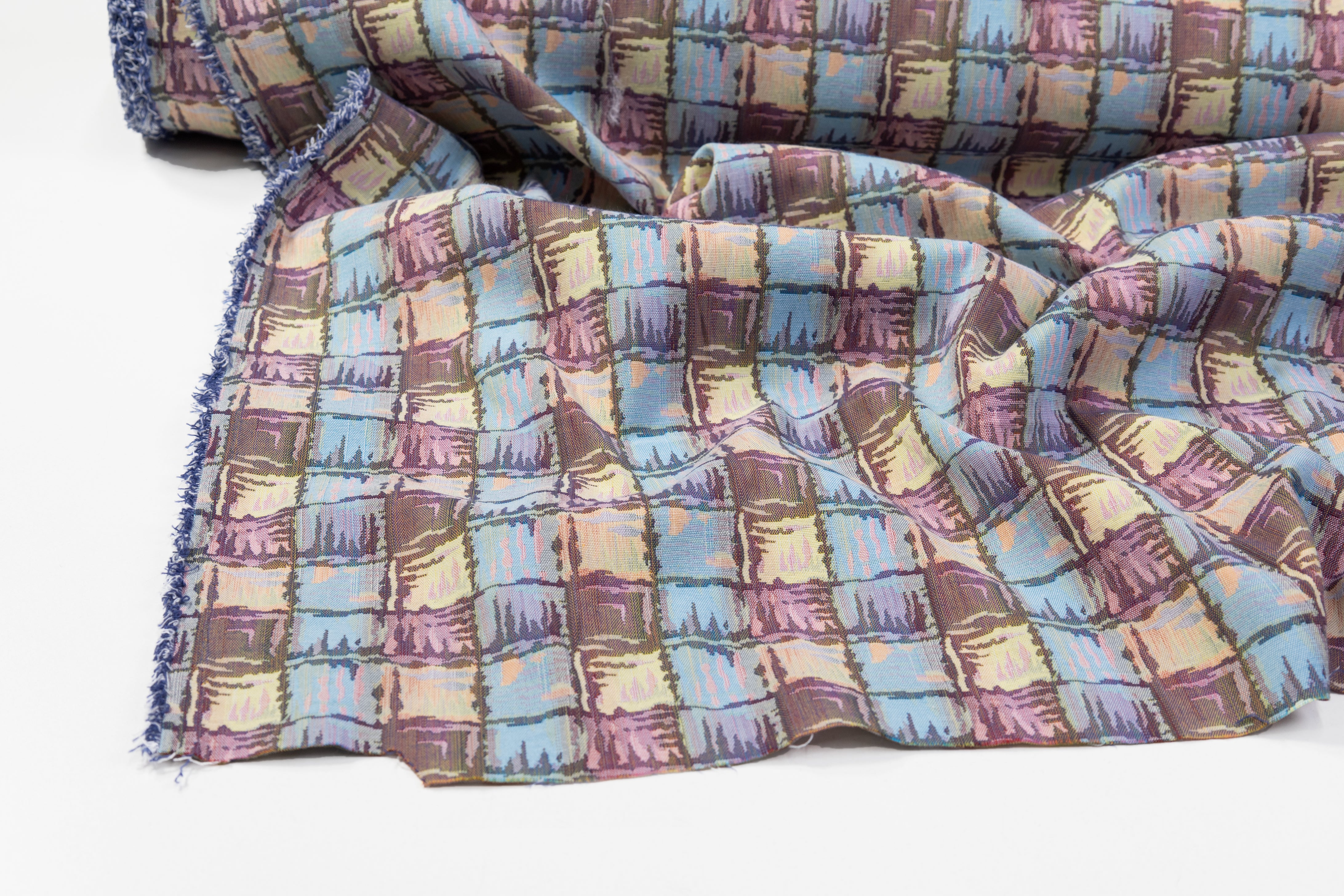 Italian Stretch Brocade - Multicolor