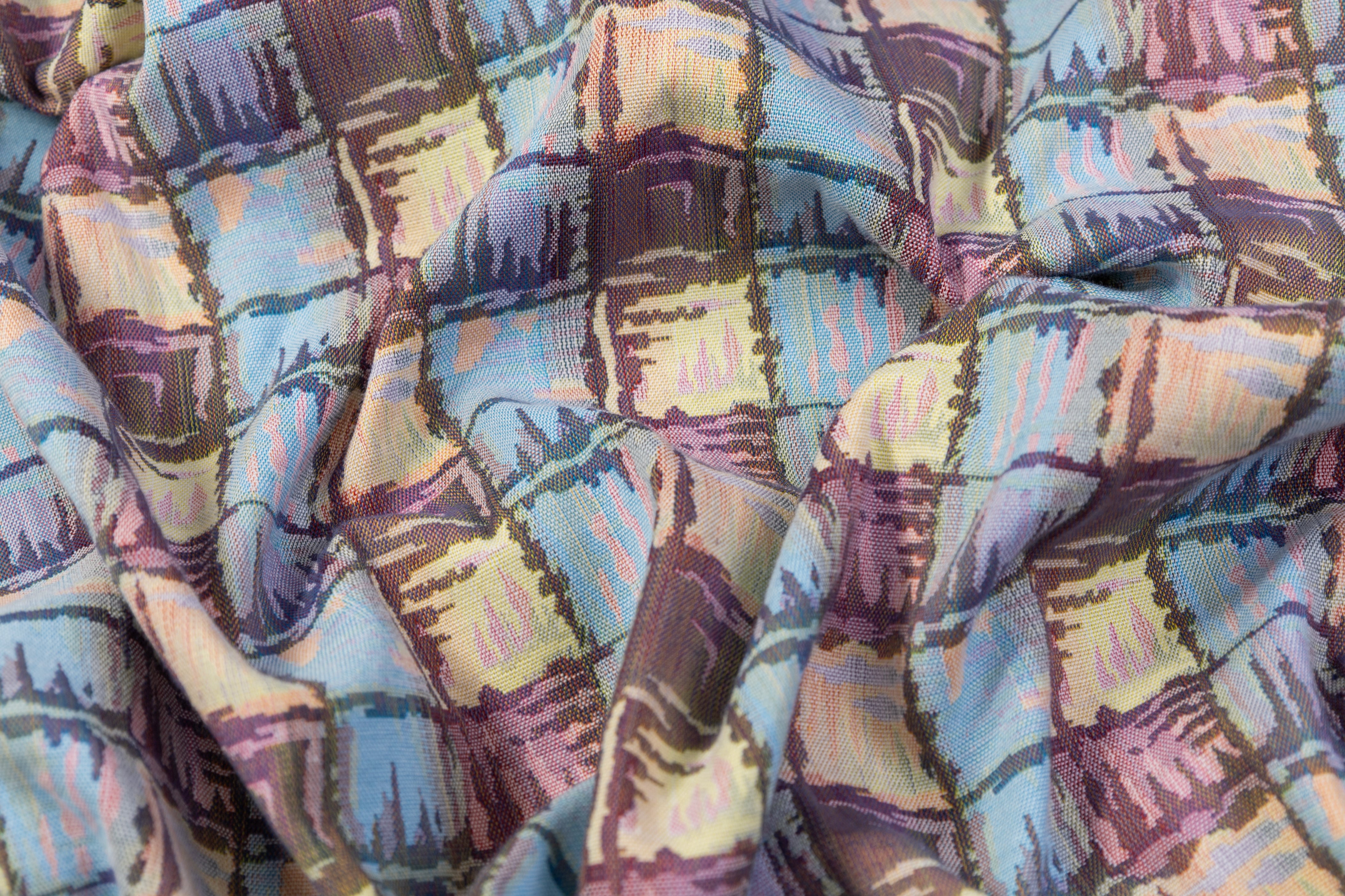 Italian Stretch Brocade - Multicolor