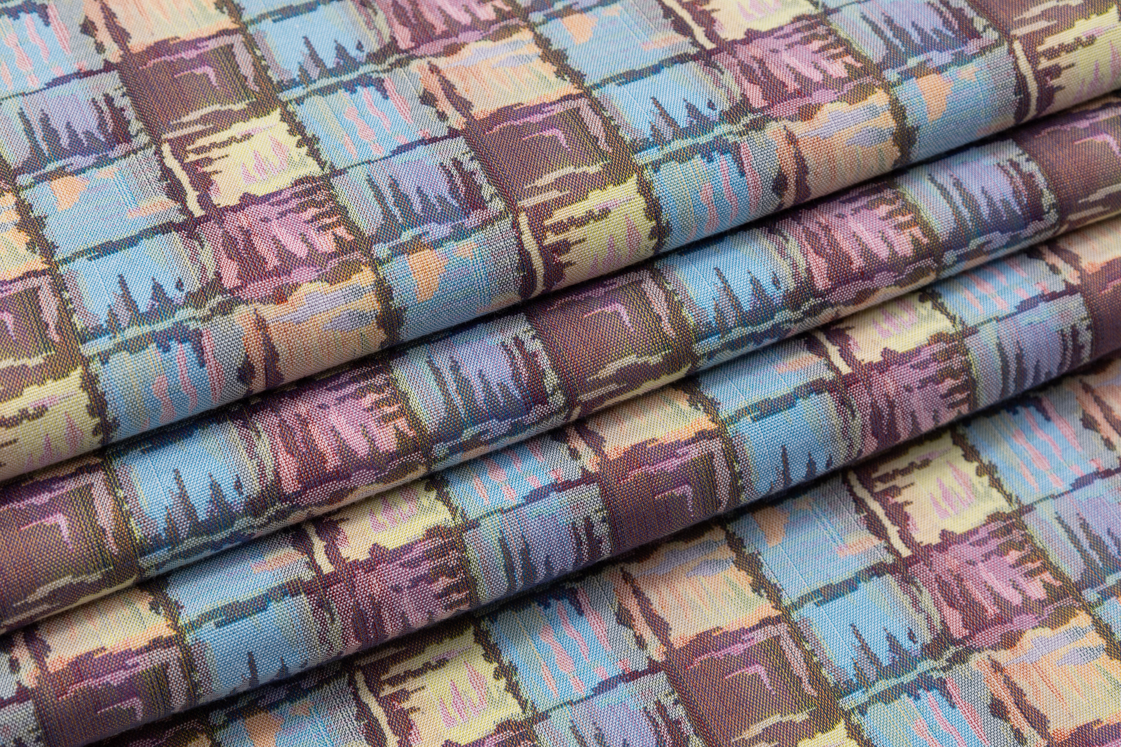 Italian Stretch Brocade - Multicolor