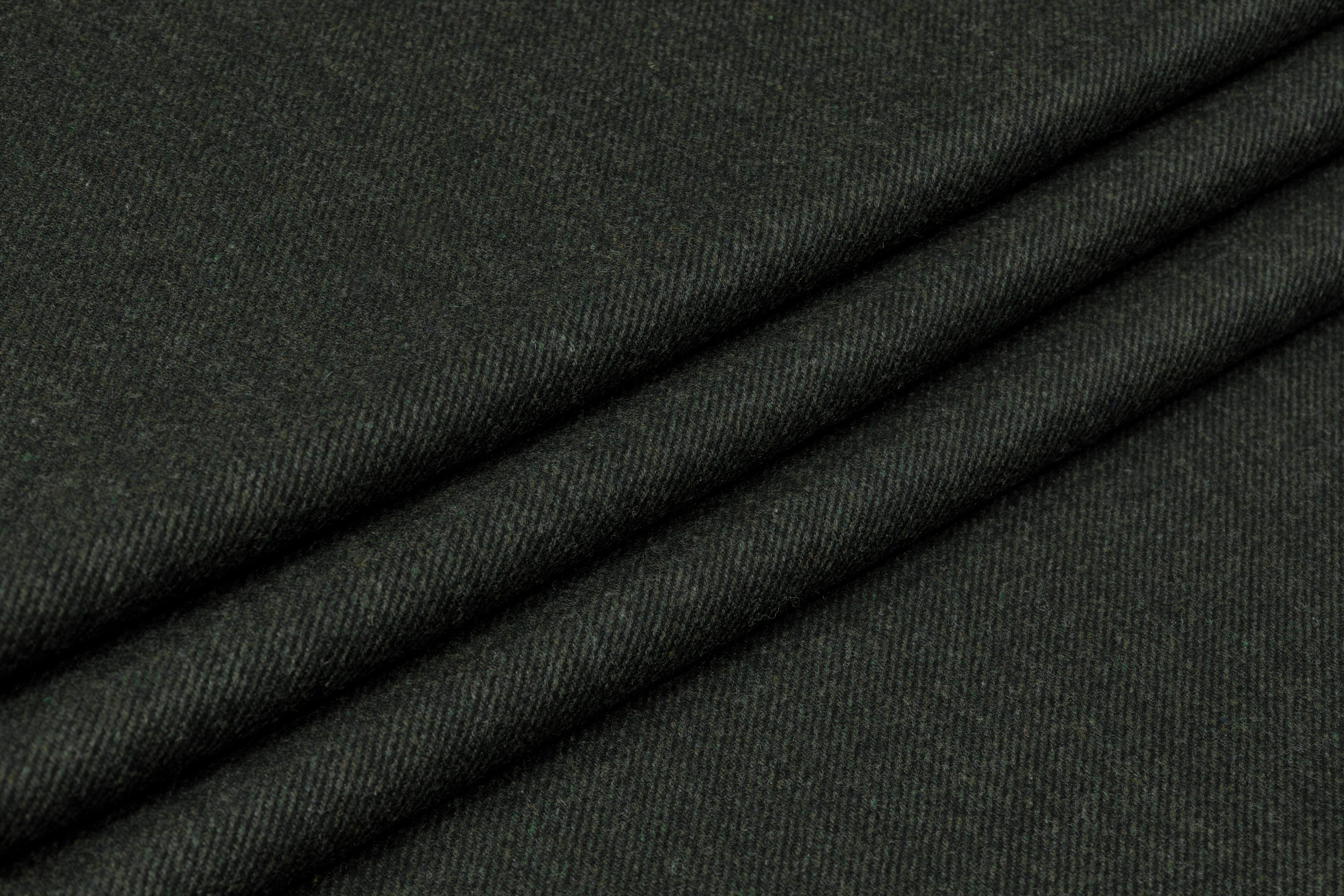 Italian Wool Twill Suiting - Green