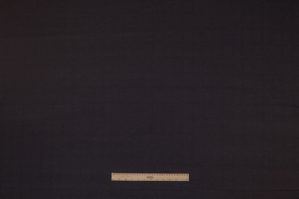 Two Tone Checked Italian Wool Suiting - Brown / Navy