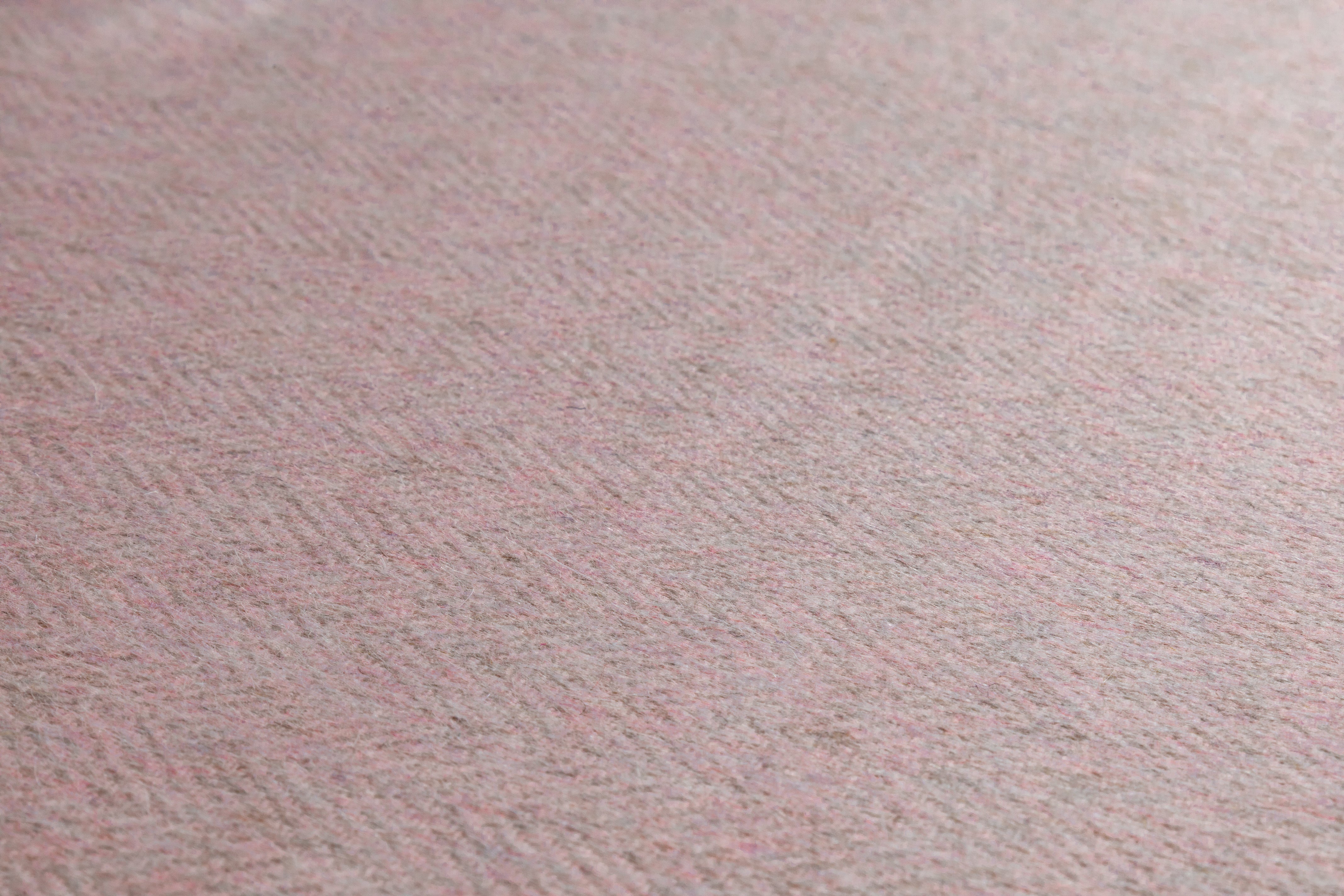 Italian Herringbone Wool Cashmere - Pink