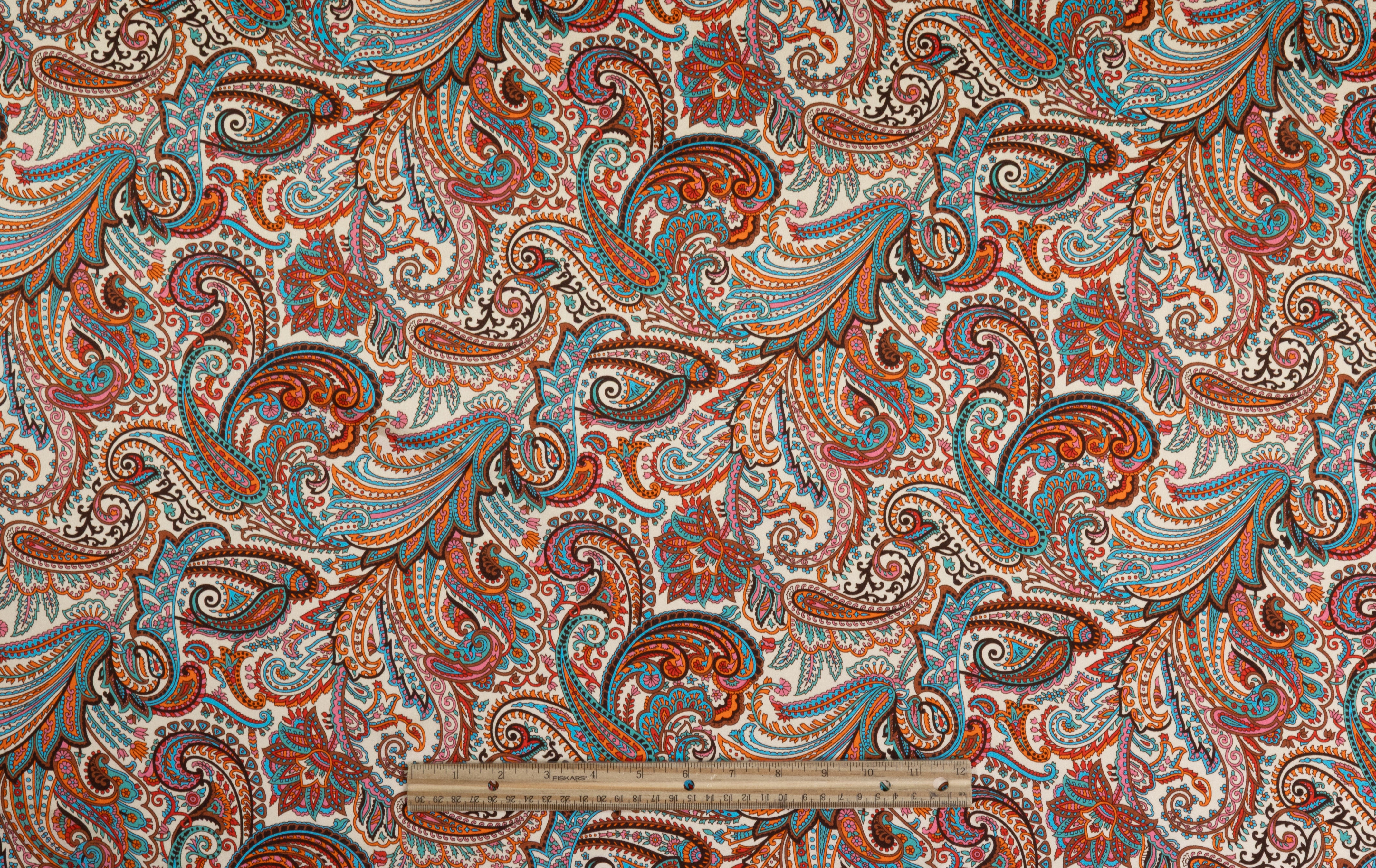 Etro - Paisley Italian Silk Charmeuse - Multicolor
