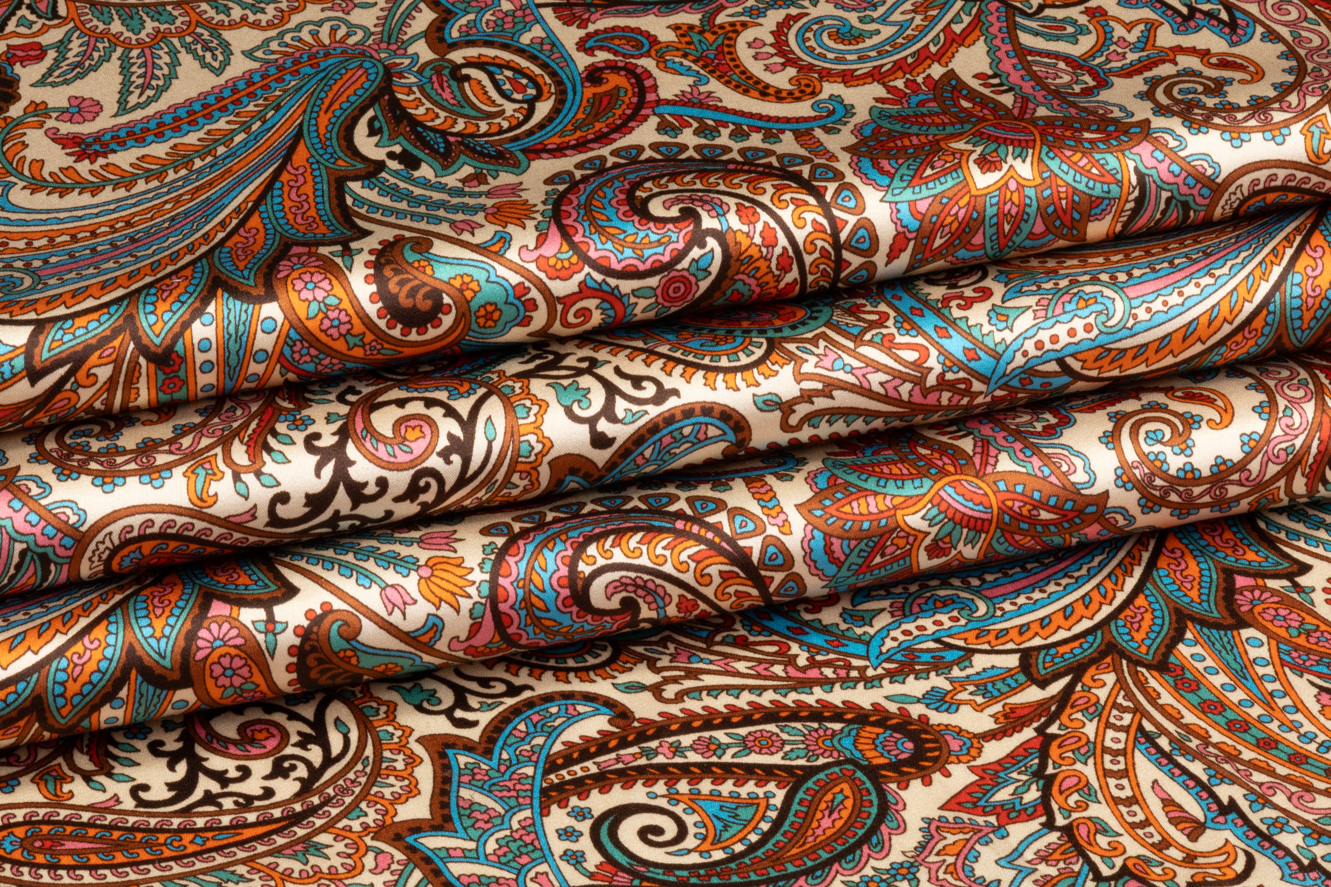 Etro - Paisley Italian Silk Charmeuse - Multicolor