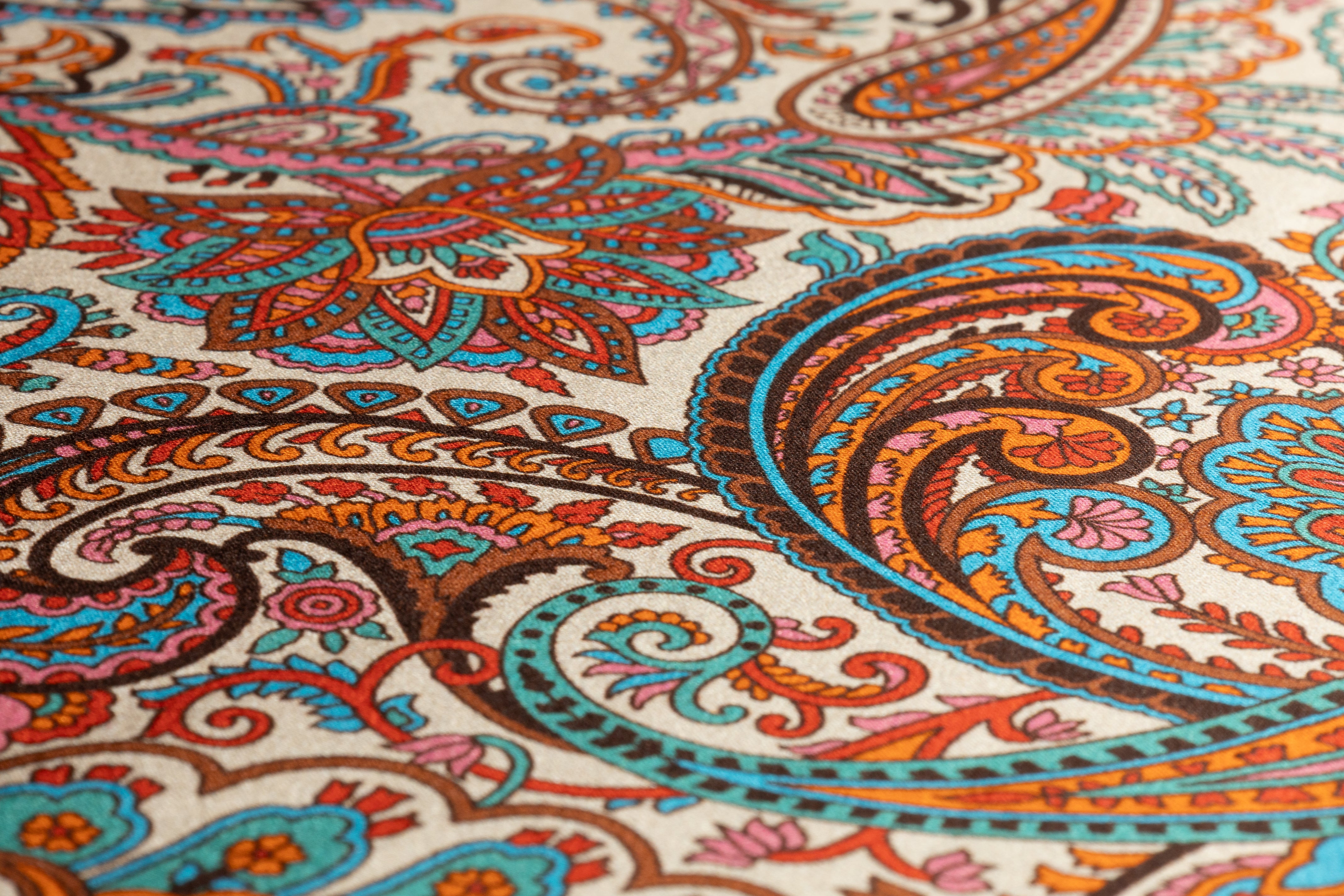 Etro - Paisley Italian Silk Charmeuse - Multicolor