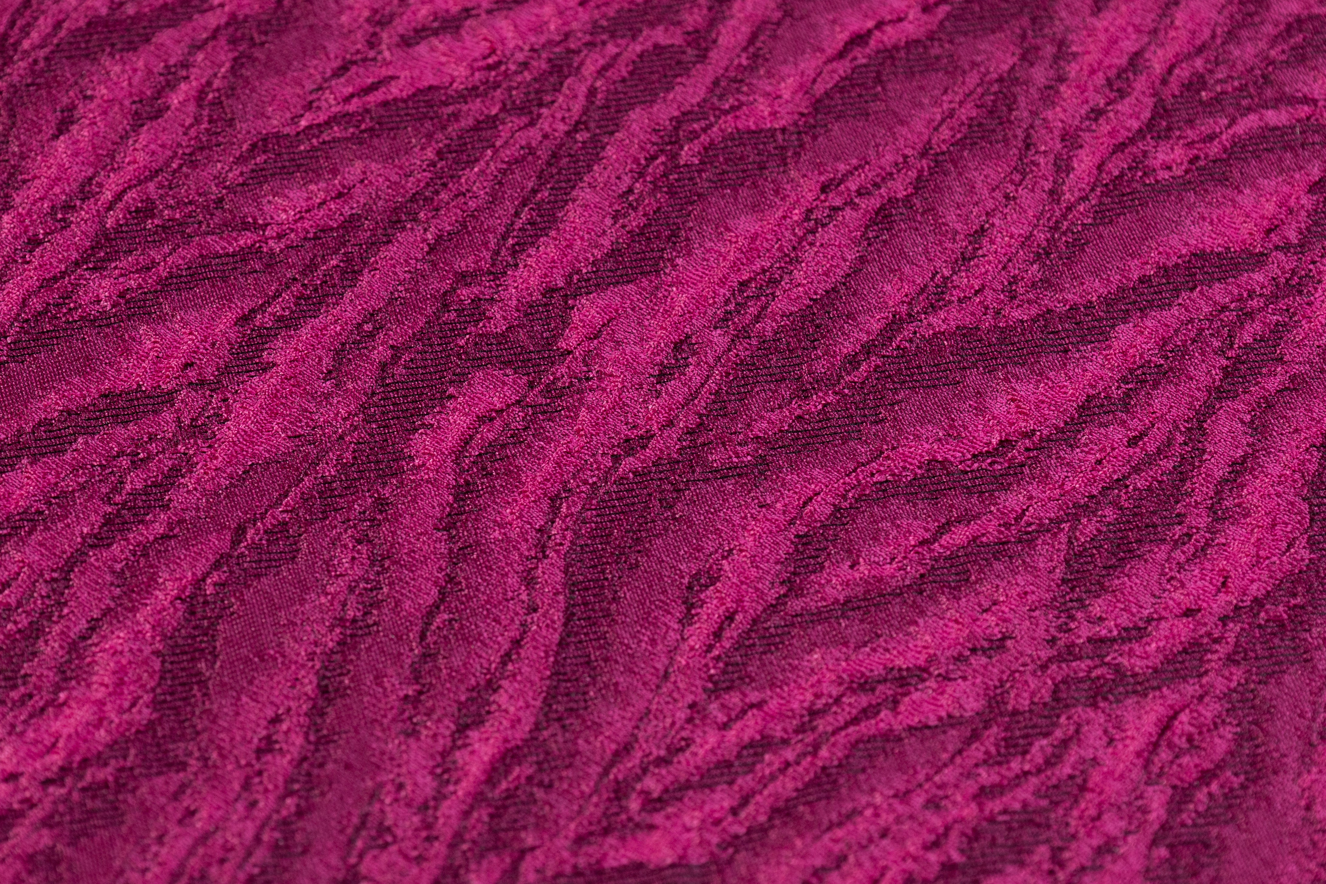 Cloqué Brocade - Fuchsia