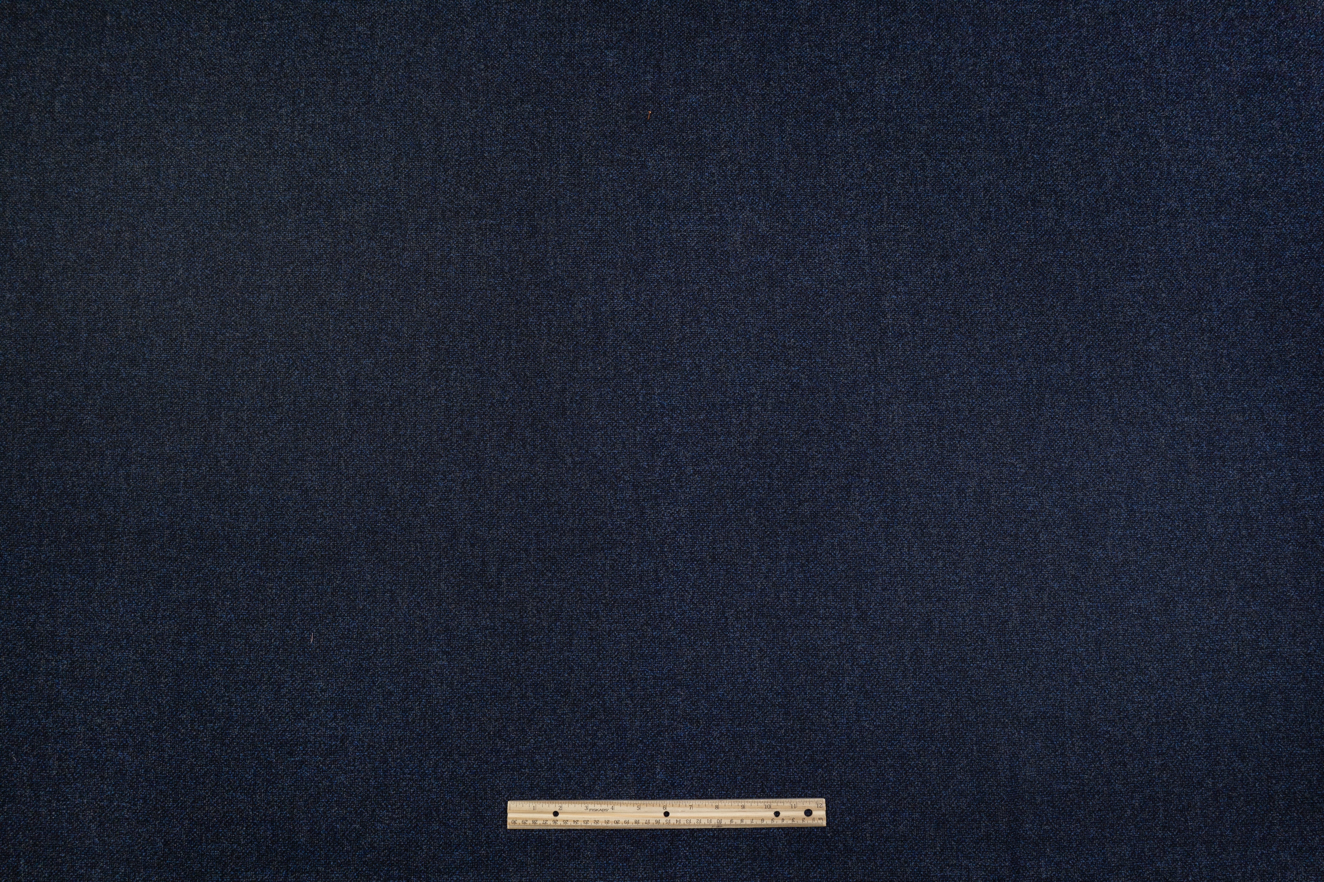 Italian Wool Tweed - Blue