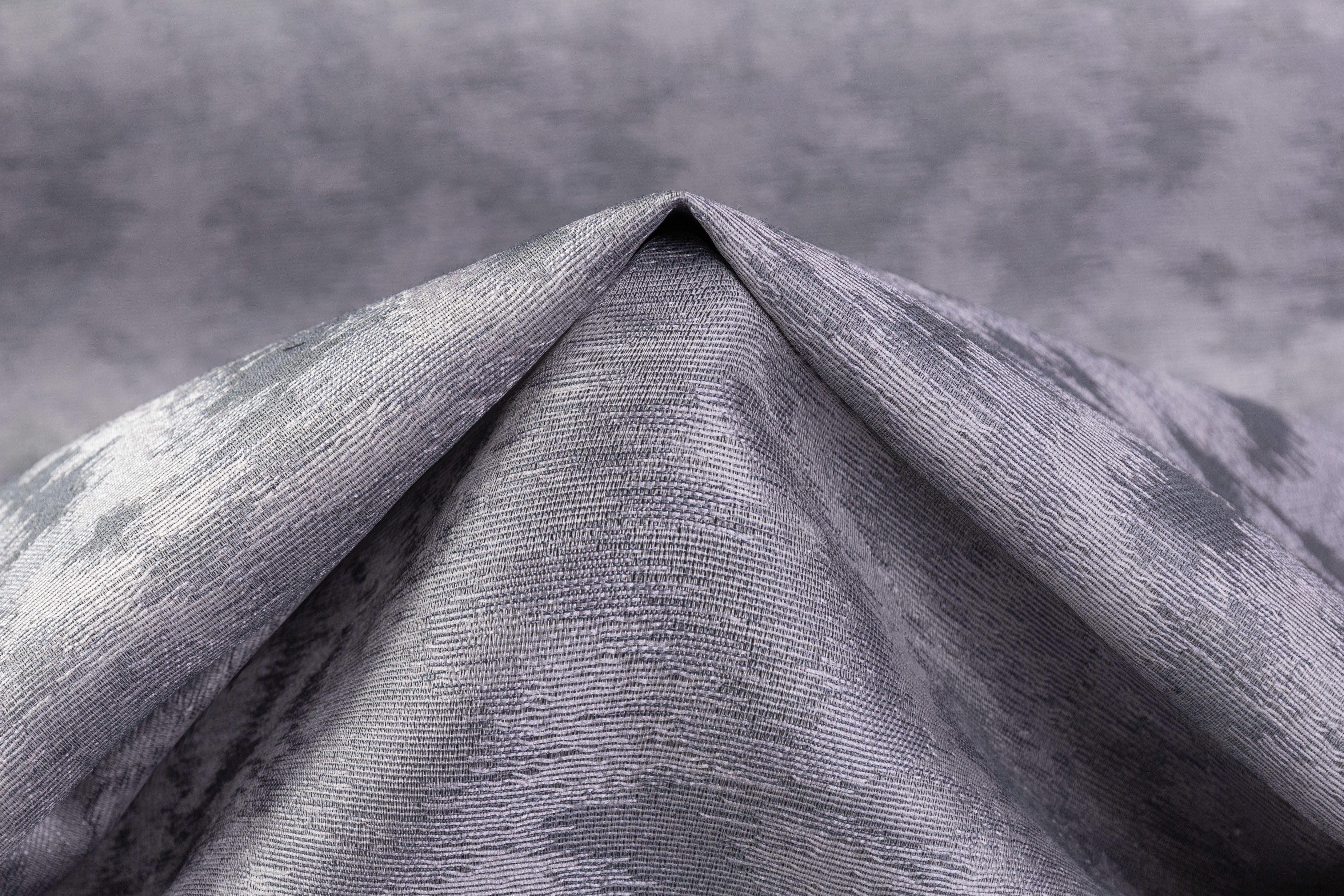 Armani - Abstract Silk Wool Jacquard - Gray