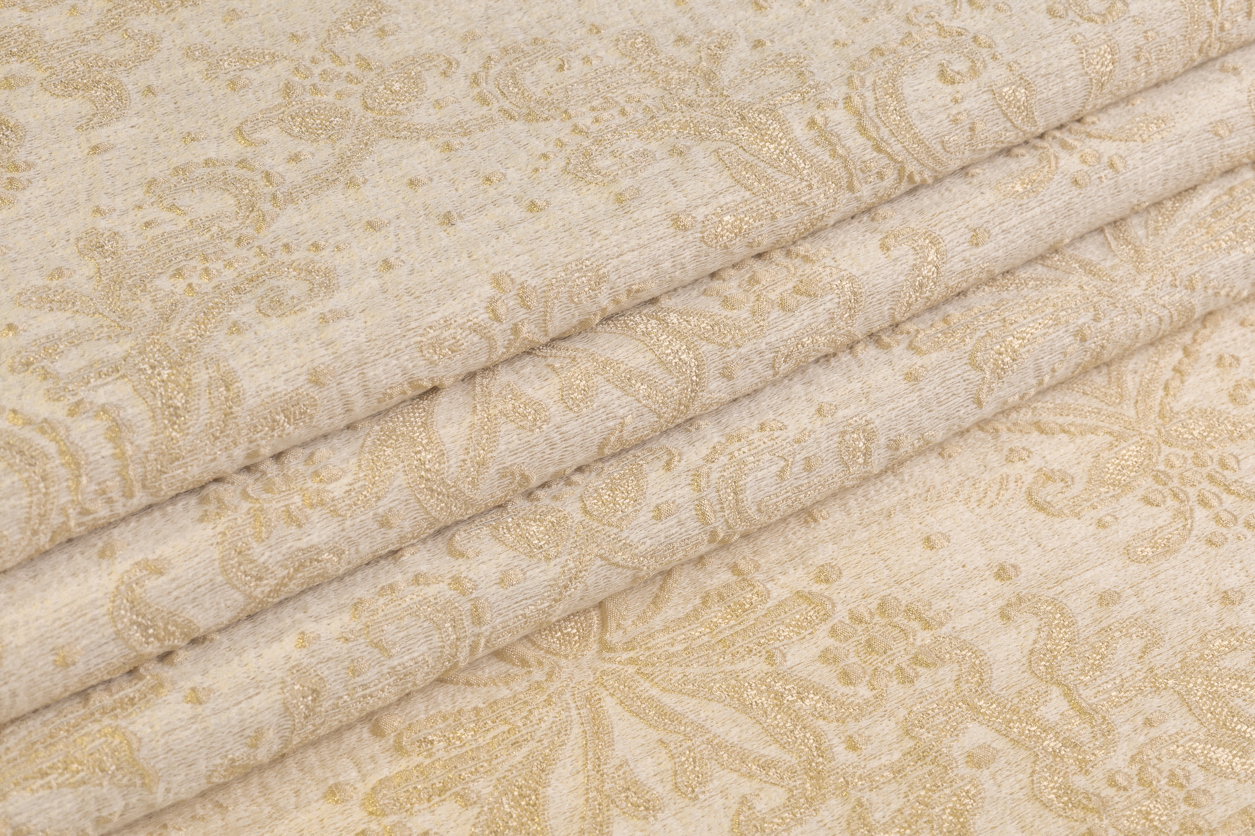 Etro - Italian Viscose Poly Brocade - Cream