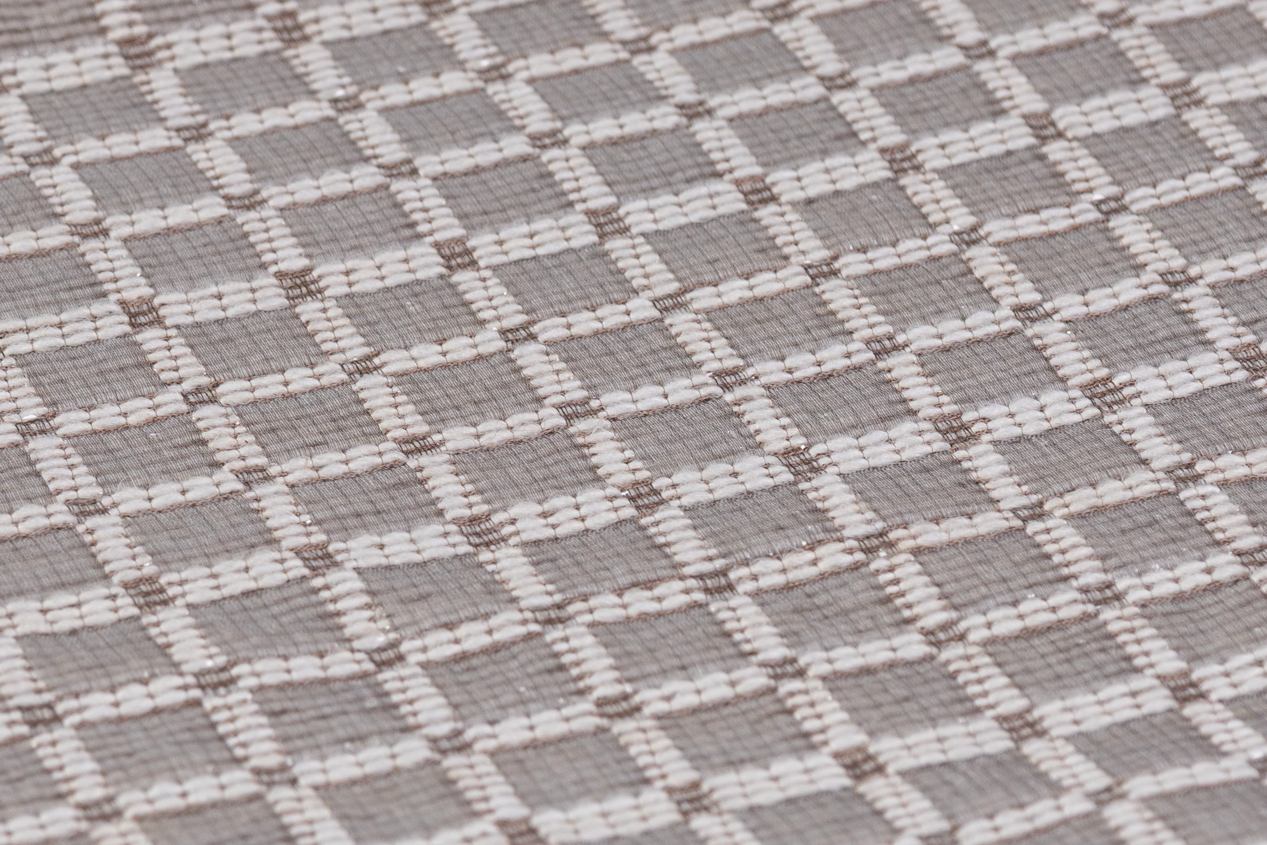 Geometric Italian Brocade - Taupe / Gray