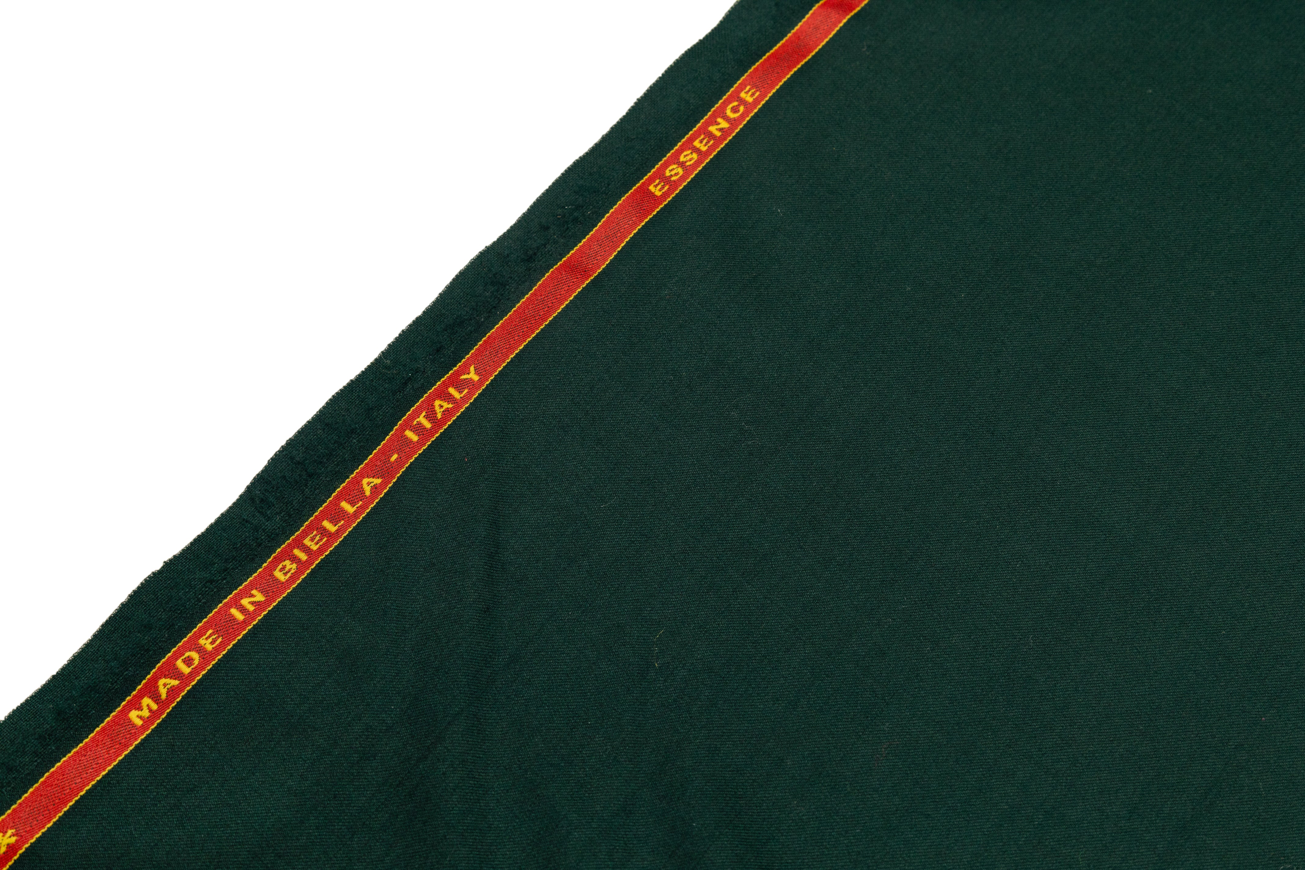 Super 130s Italian Wool Suiting - Green