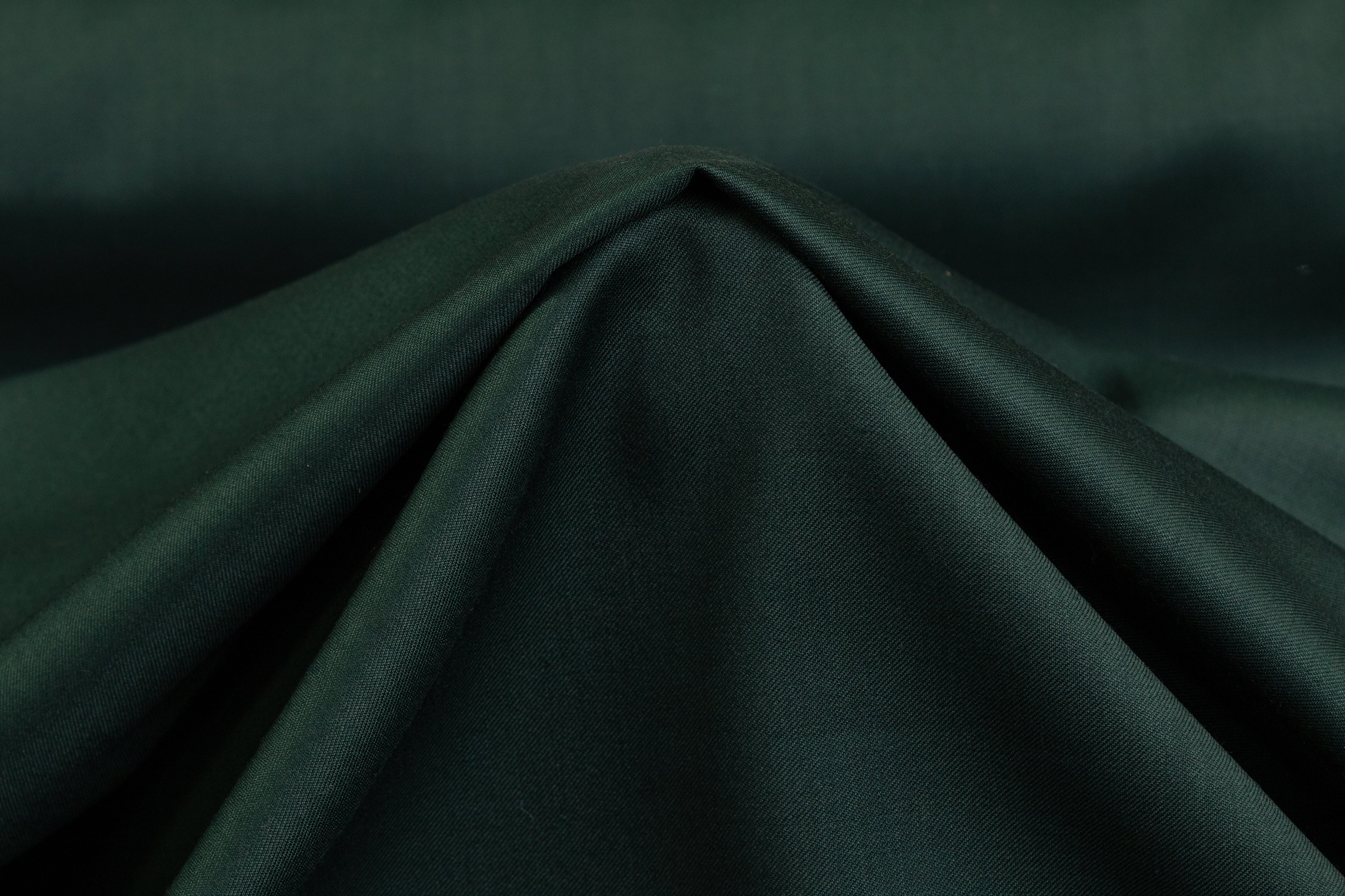 Super 130s Italian Wool Suiting - Green