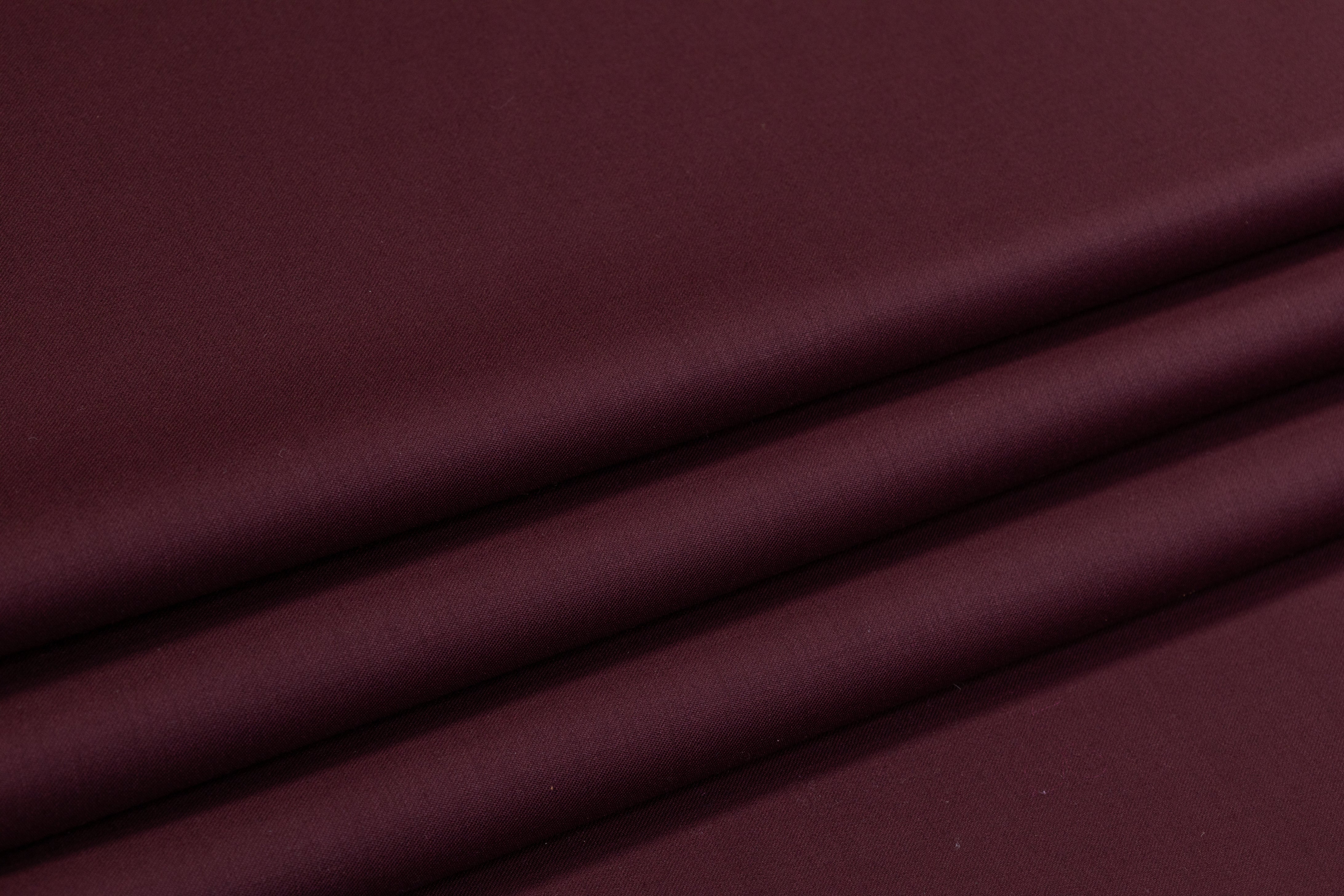 Super 130s Italian Wool Suiting - Burgundy
