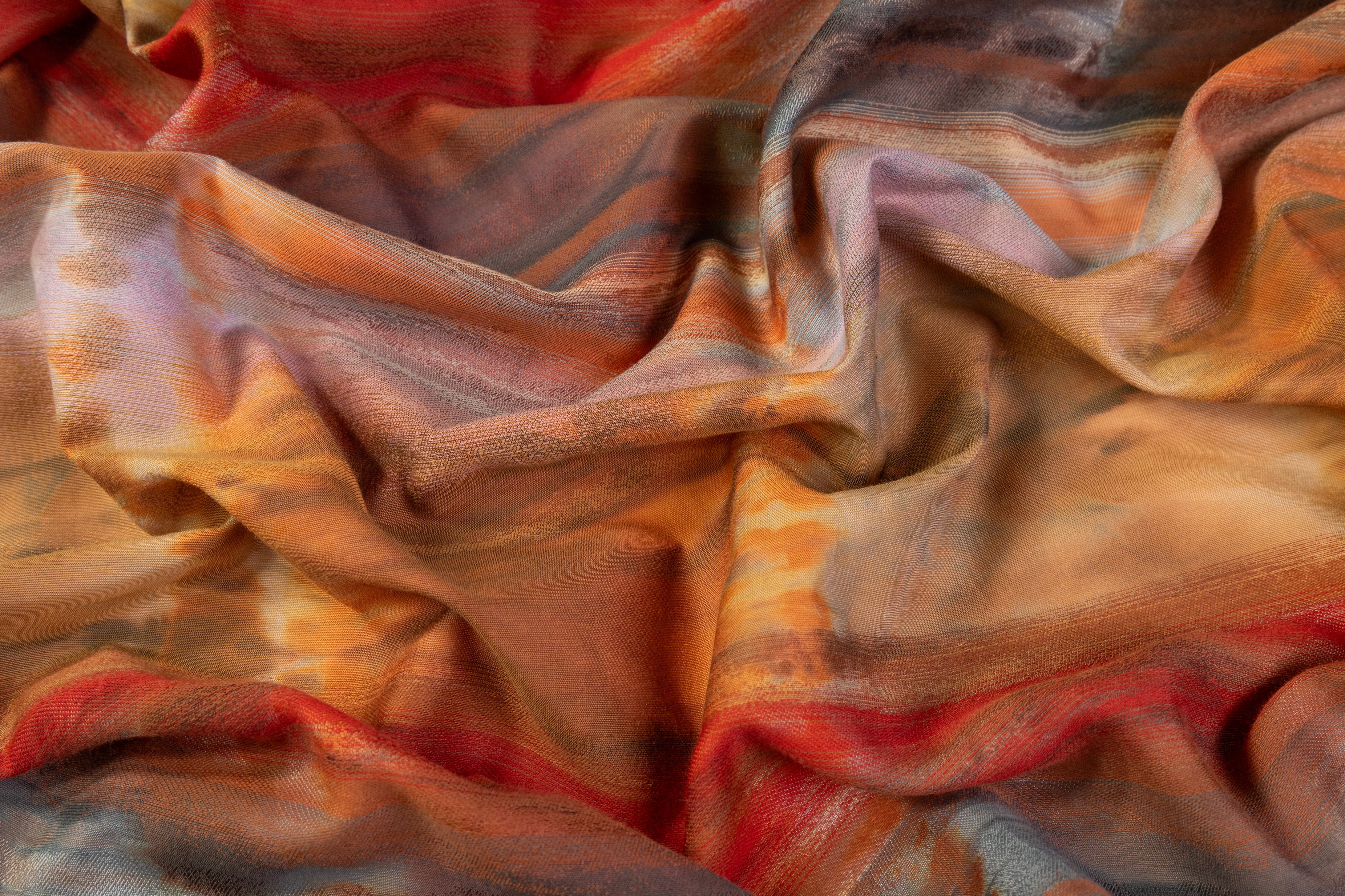 Abstract Italian Jacquard - Multicolor