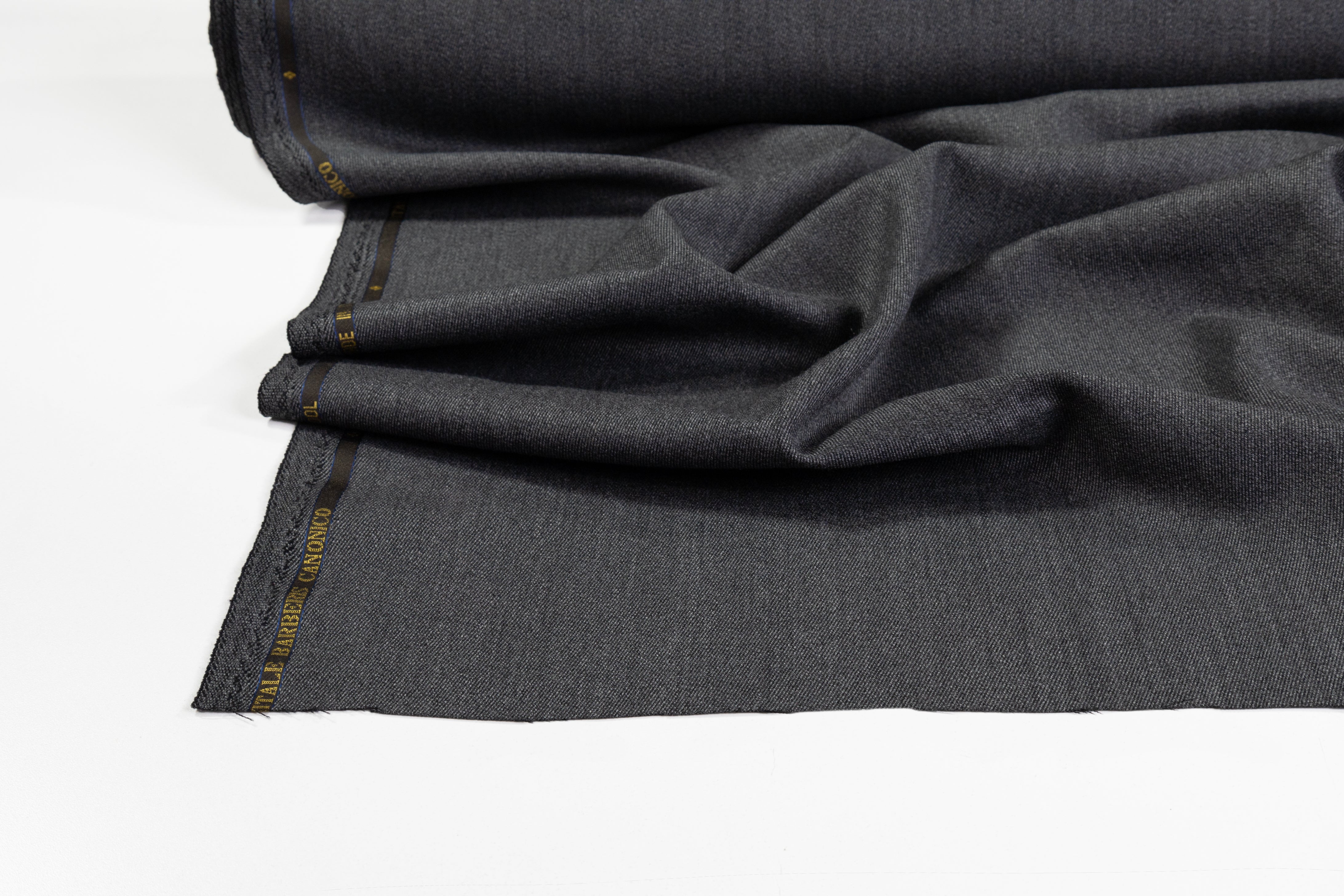 Vitale Barberis Canonico - Italian Wool Gabardine - Charcoal Gray