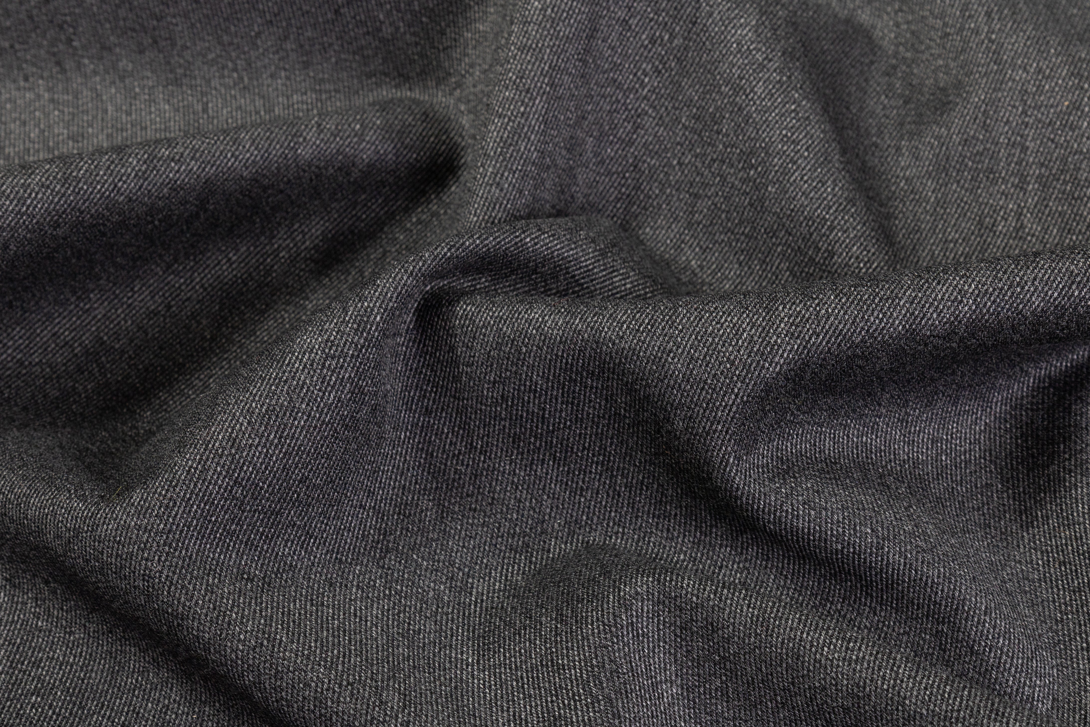Vitale Barberis Canonico - Italian Wool Gabardine - Charcoal Gray