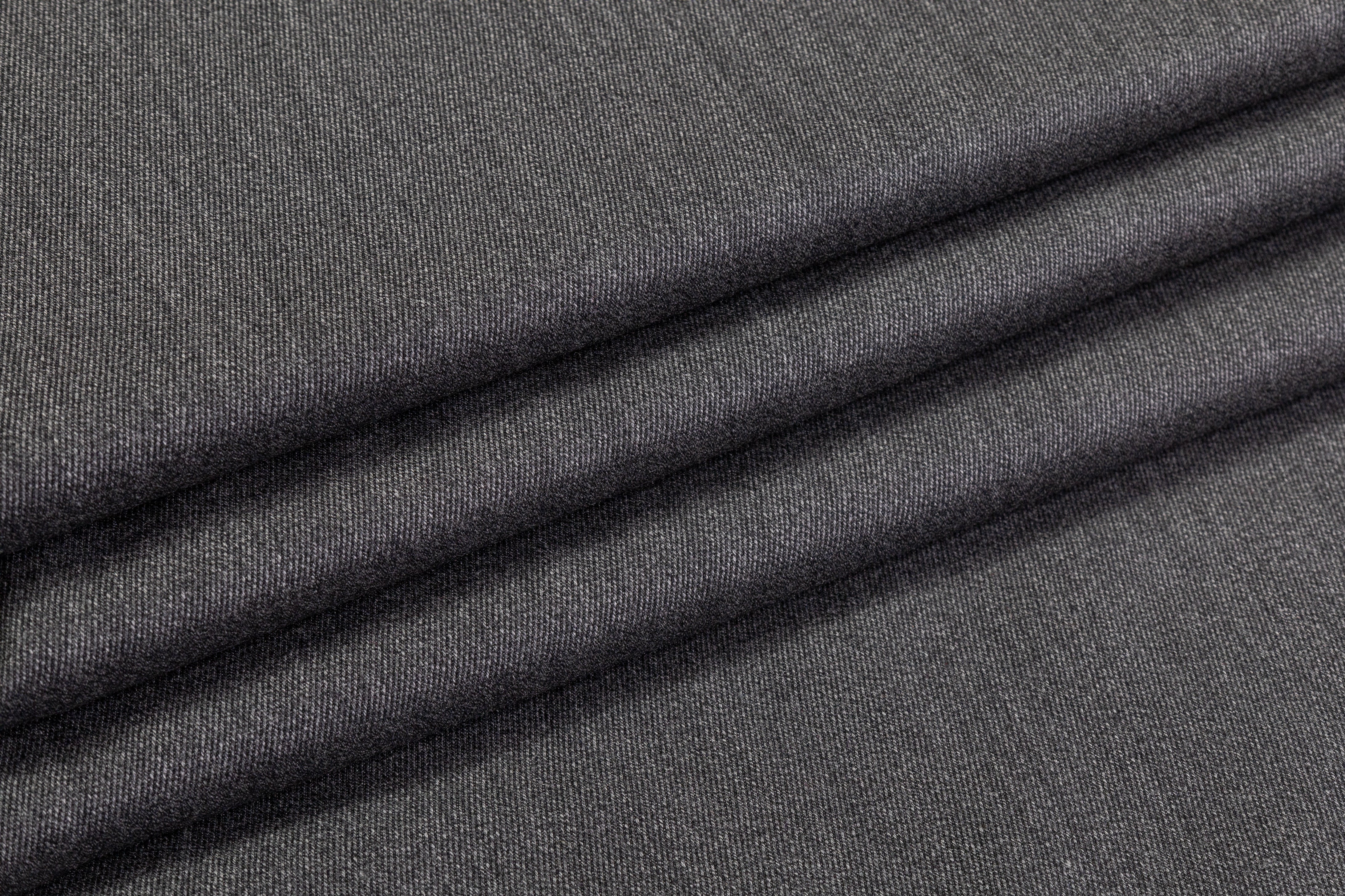 Vitale Barberis Canonico - Italian Wool Gabardine - Charcoal Gray