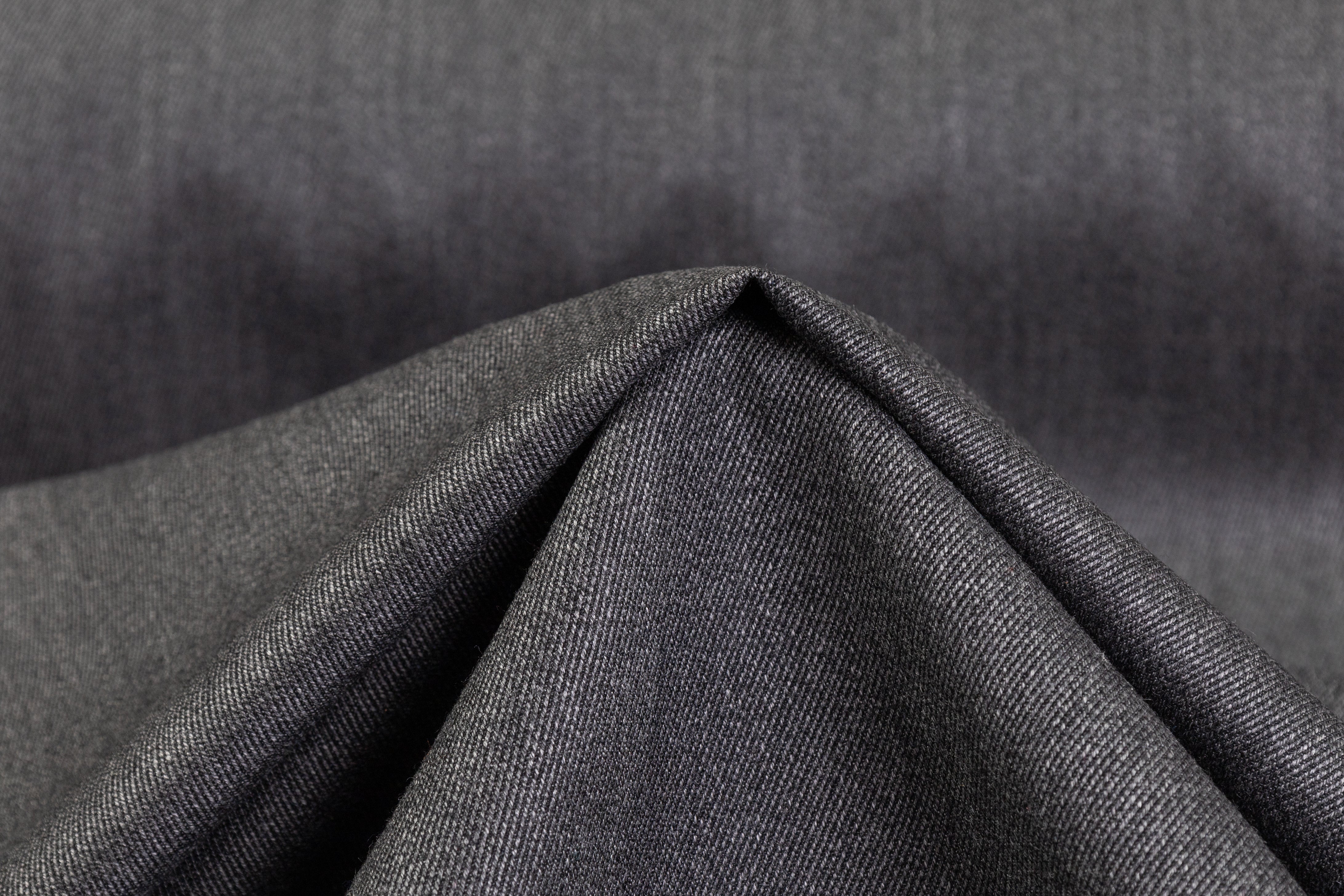 Vitale Barberis Canonico - Italian Wool Gabardine - Charcoal Gray