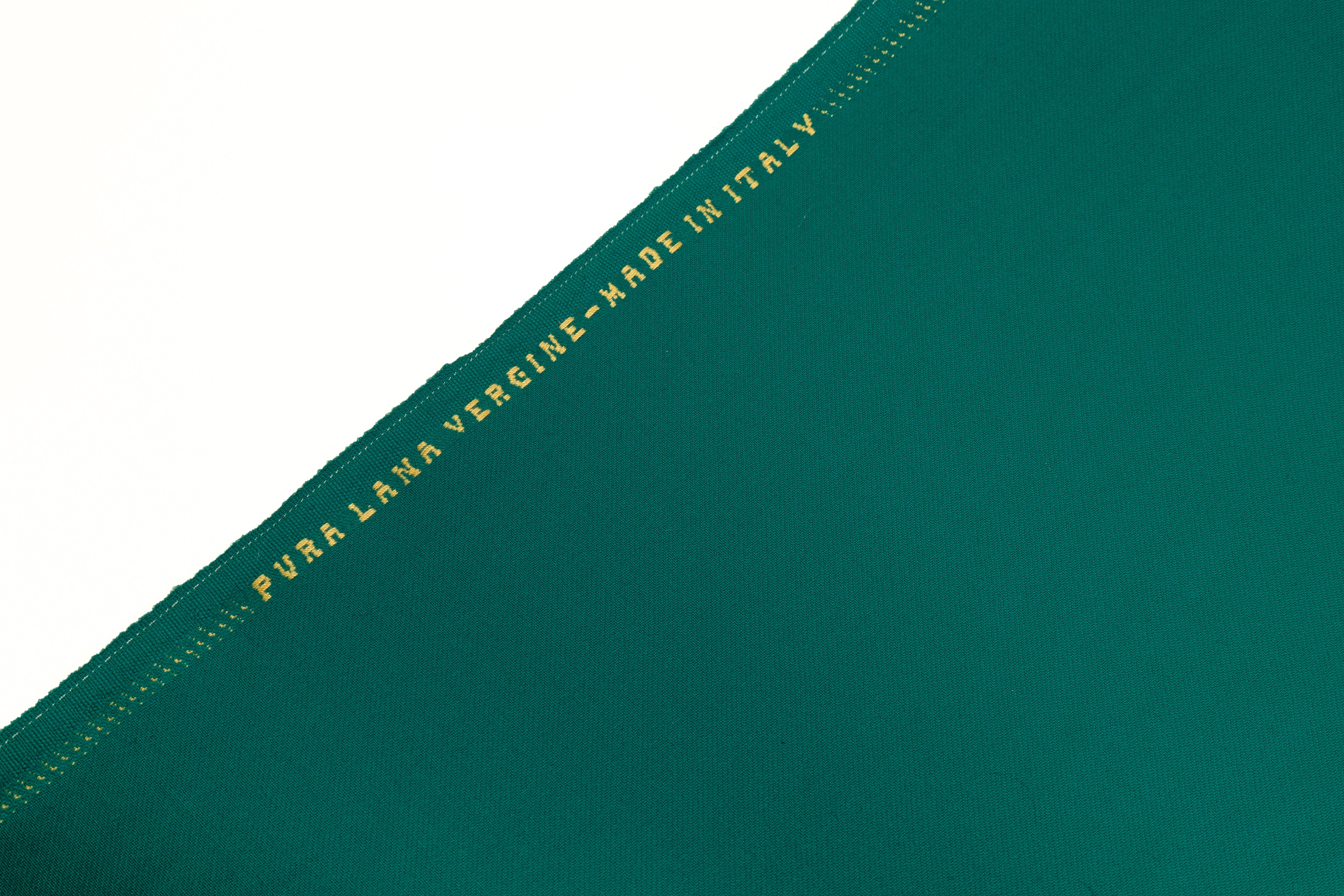 Italian Wool Flannel - Teal Green