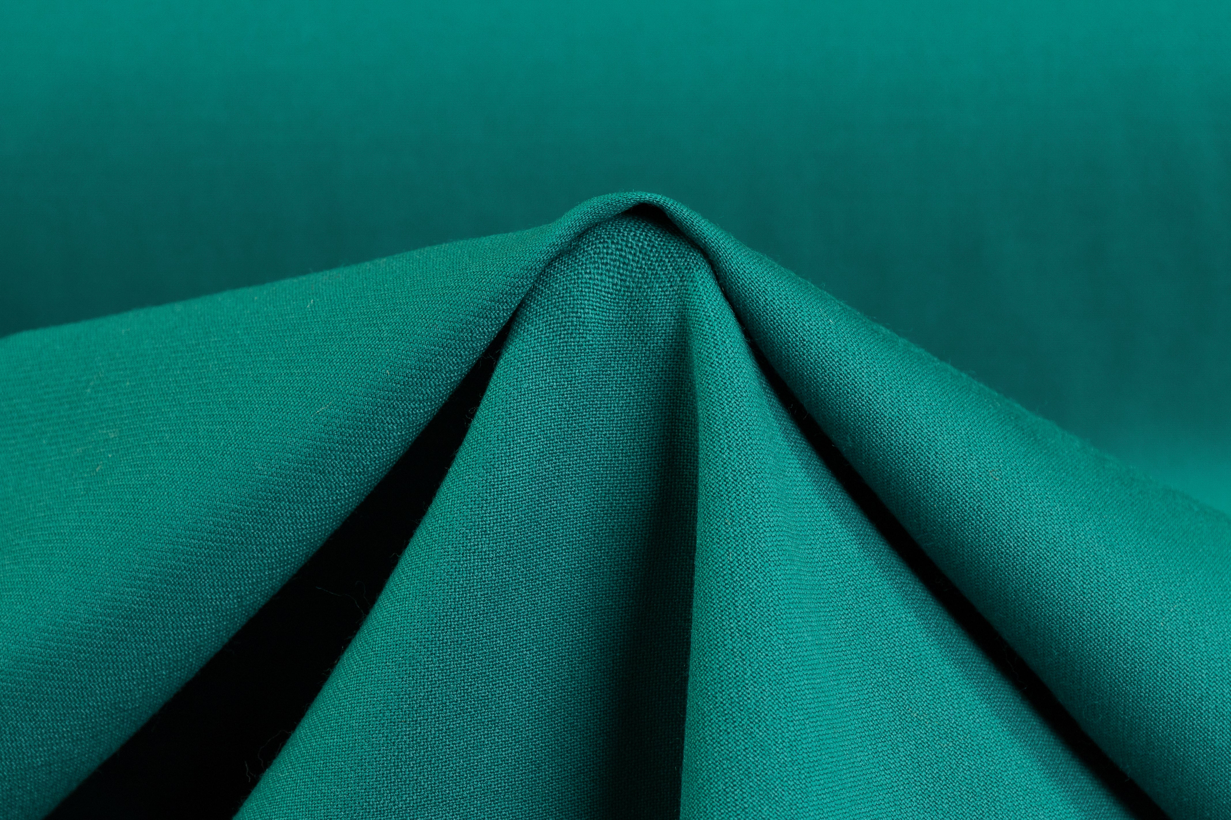 Italian Wool Flannel - Teal Green